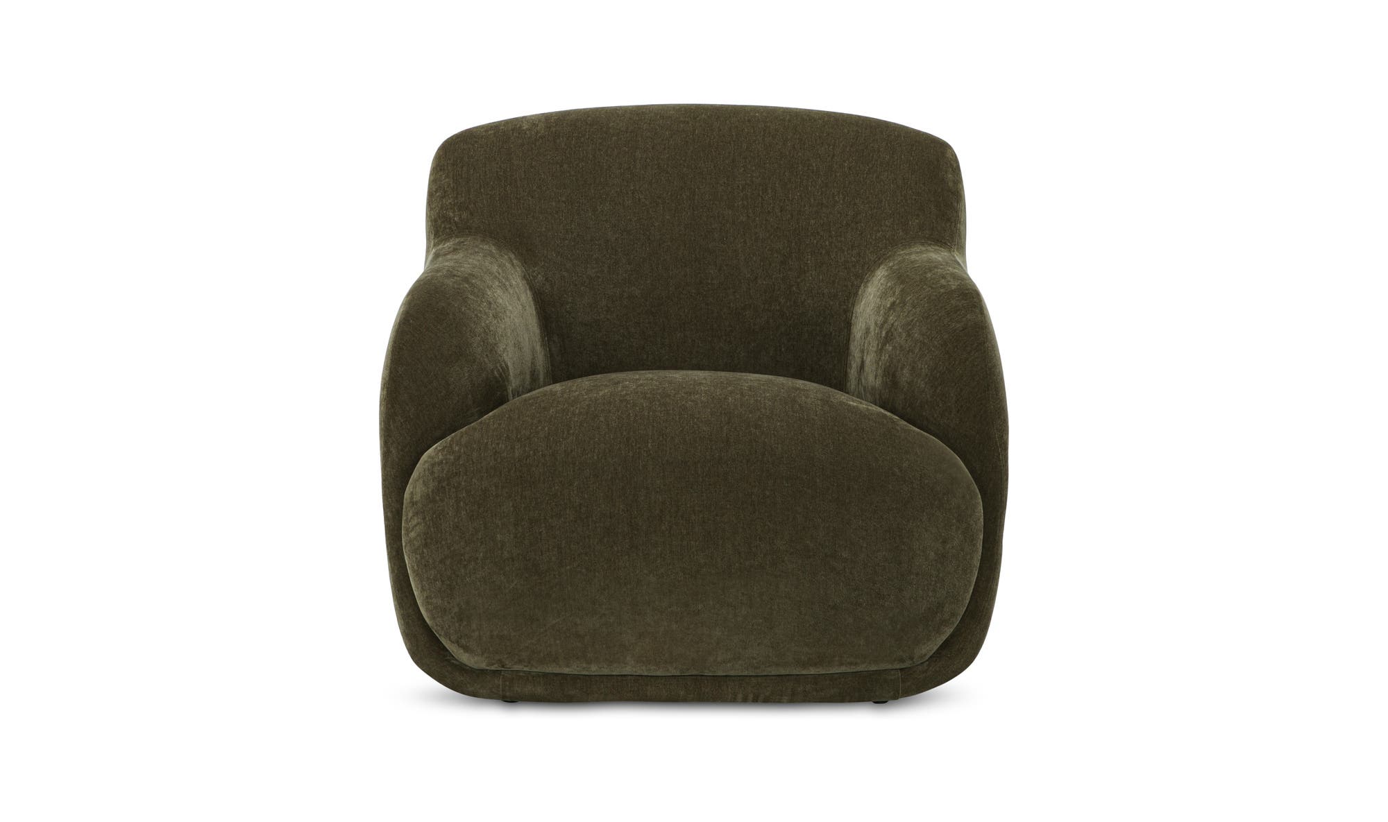 35" Cedar Green Upholstered Lounge Chair