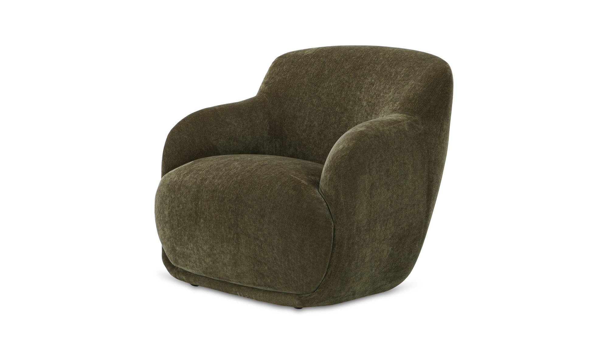 35" Cedar Green Upholstered Lounge Chair