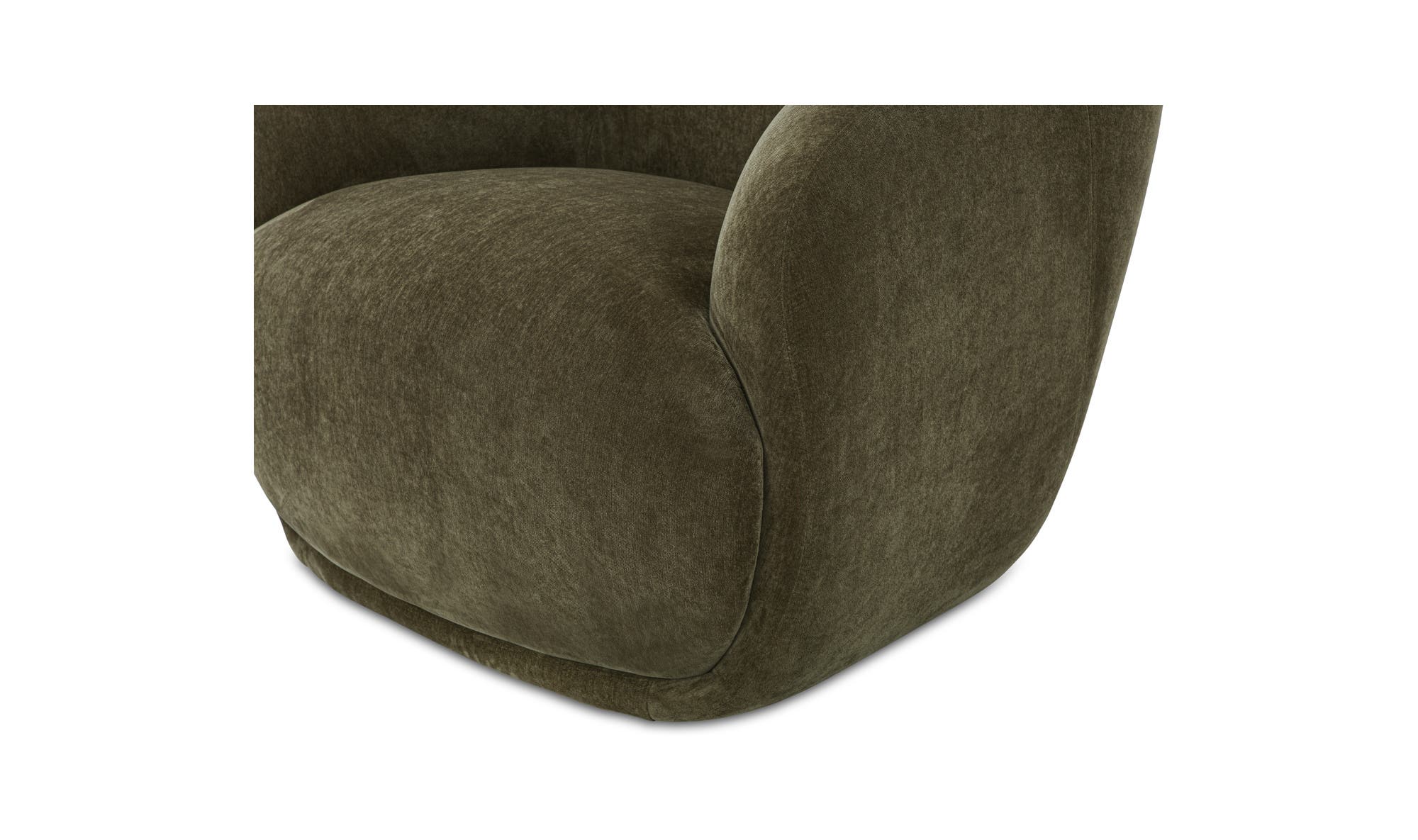 35" Cedar Green Upholstered Lounge Chair
