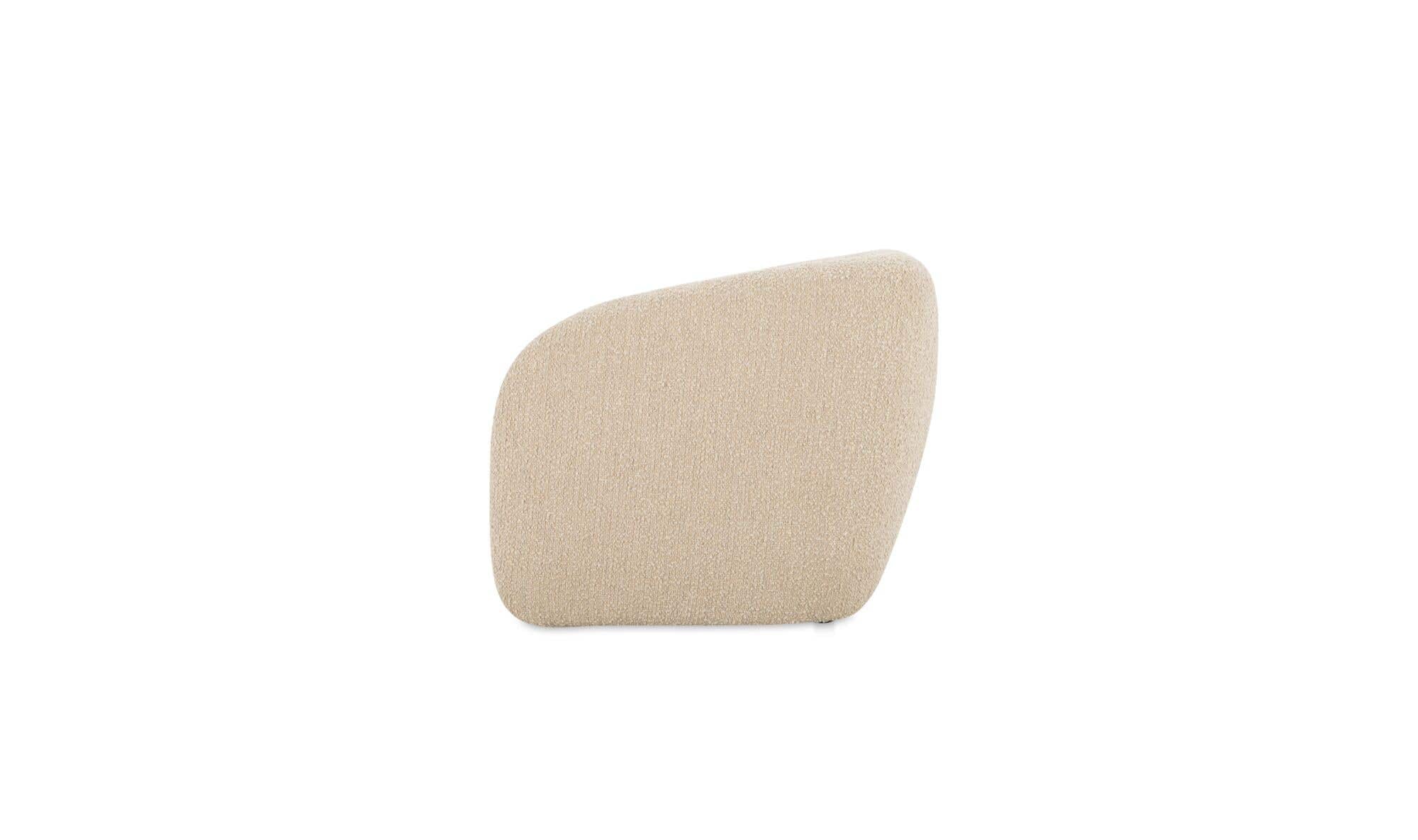 92" Beige Boucle Sofa
