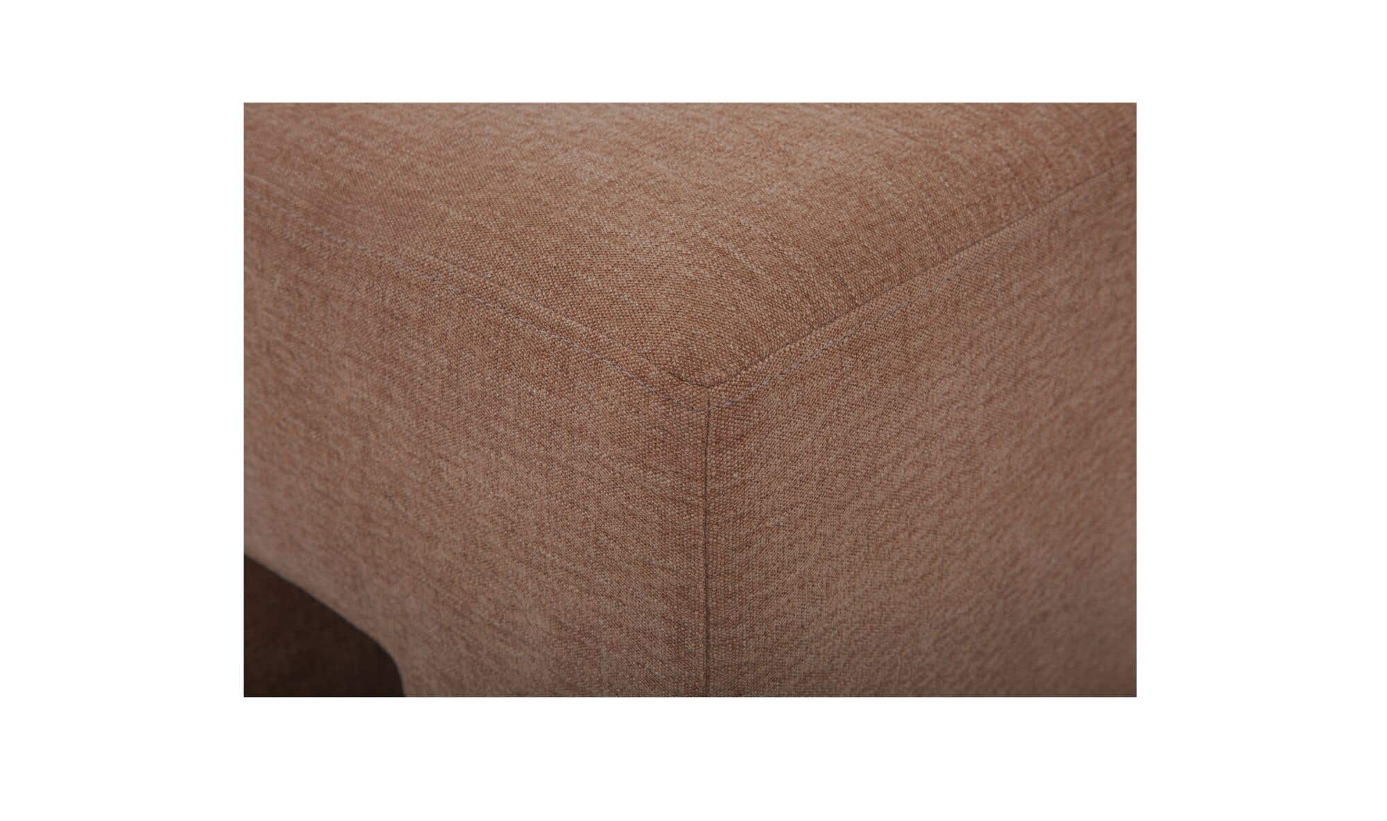 18" Washed Pink Wood Stool