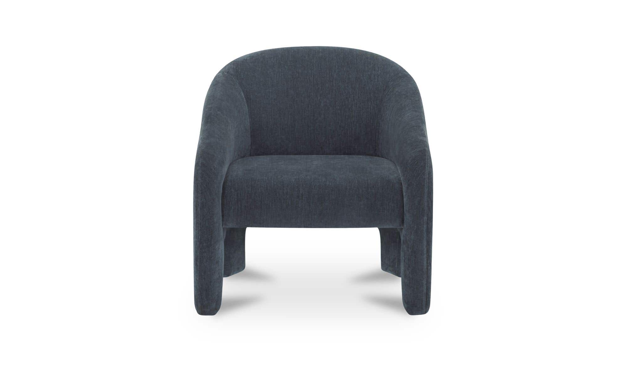 29.5" Slate Blue Upholstered Accent Chair