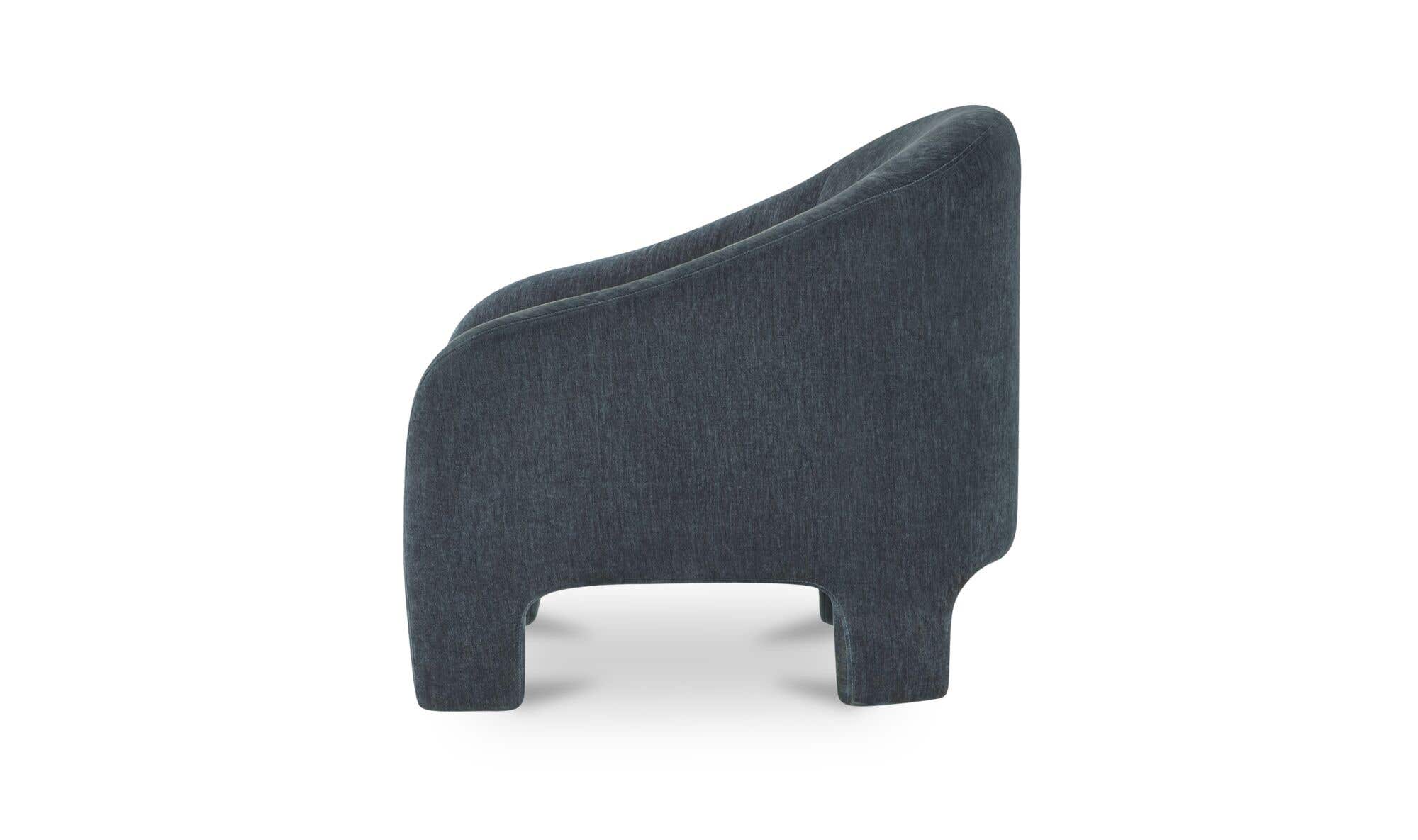 29.5" Slate Blue Upholstered Accent Chair