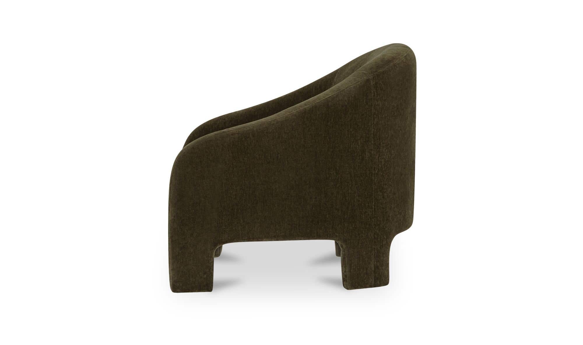 29.5" Cedar Green Upholstered Accent Chair
