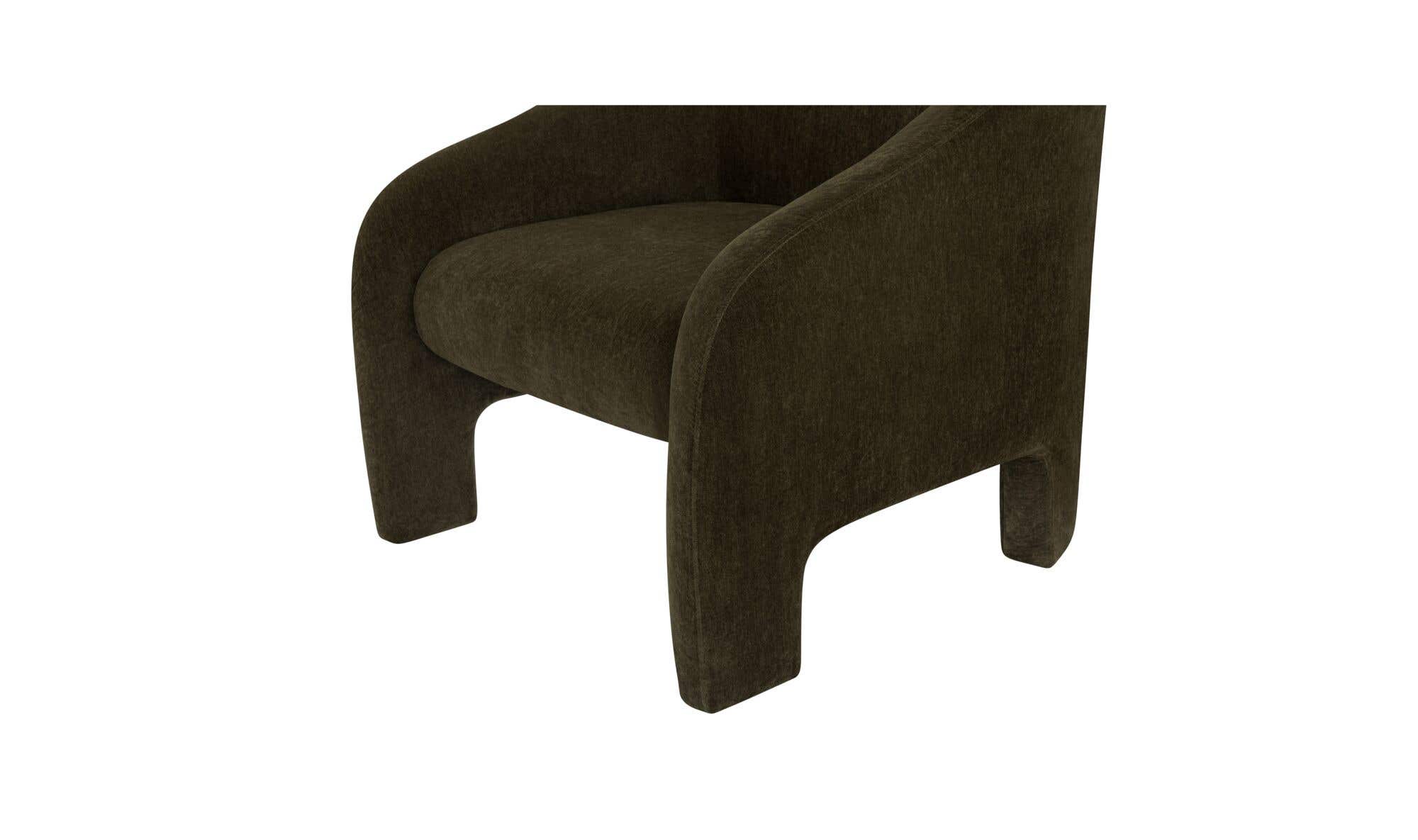 29.5" Cedar Green Upholstered Accent Chair