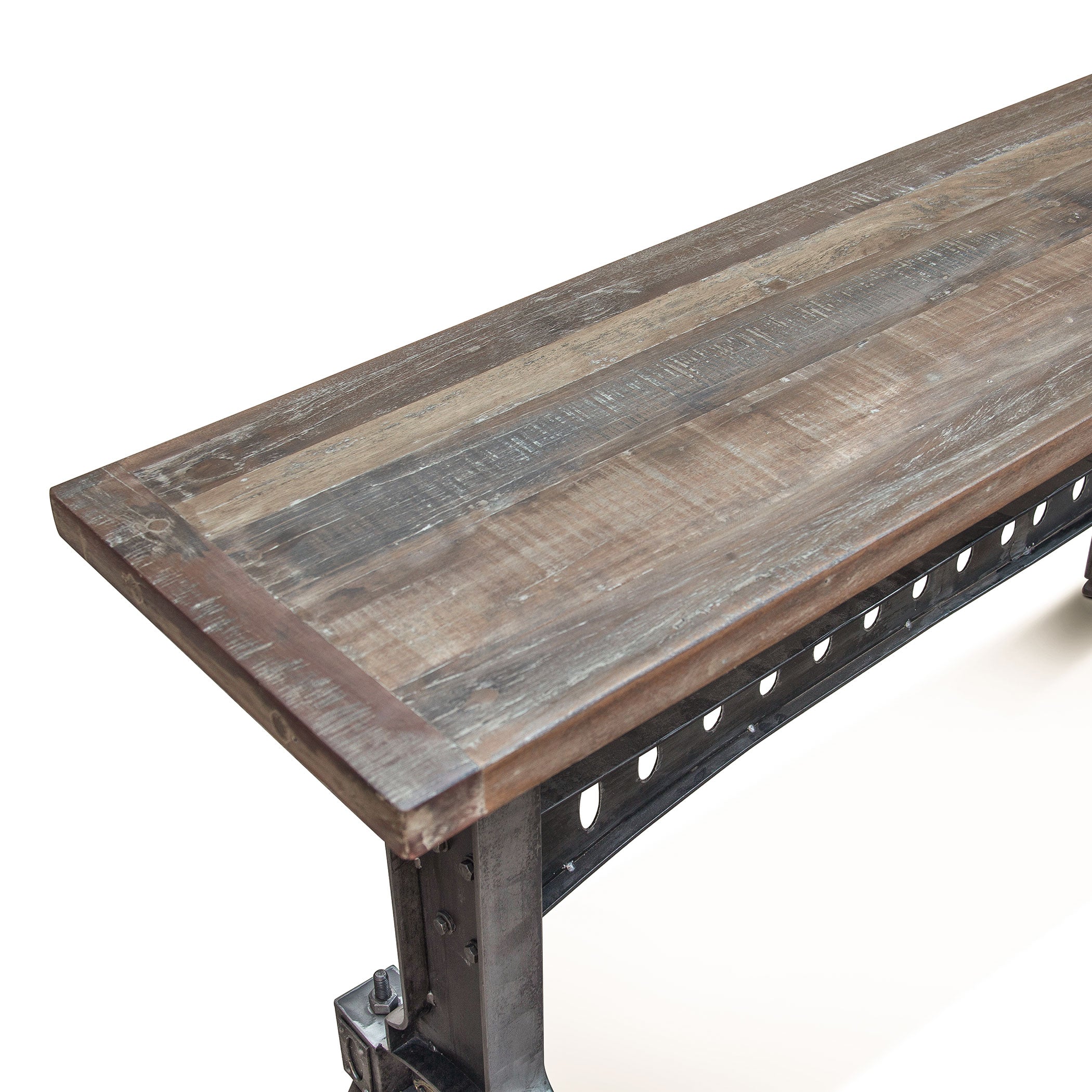 66" Reclaimed Teak Wood Console Table