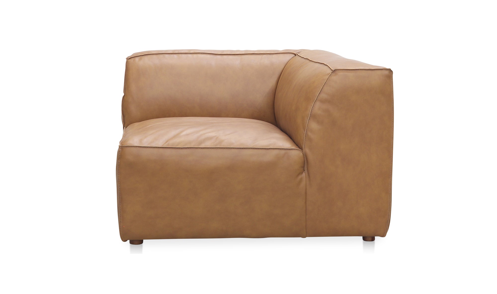 FORM CORNER CHAIR SONORAN TAN LEATHER