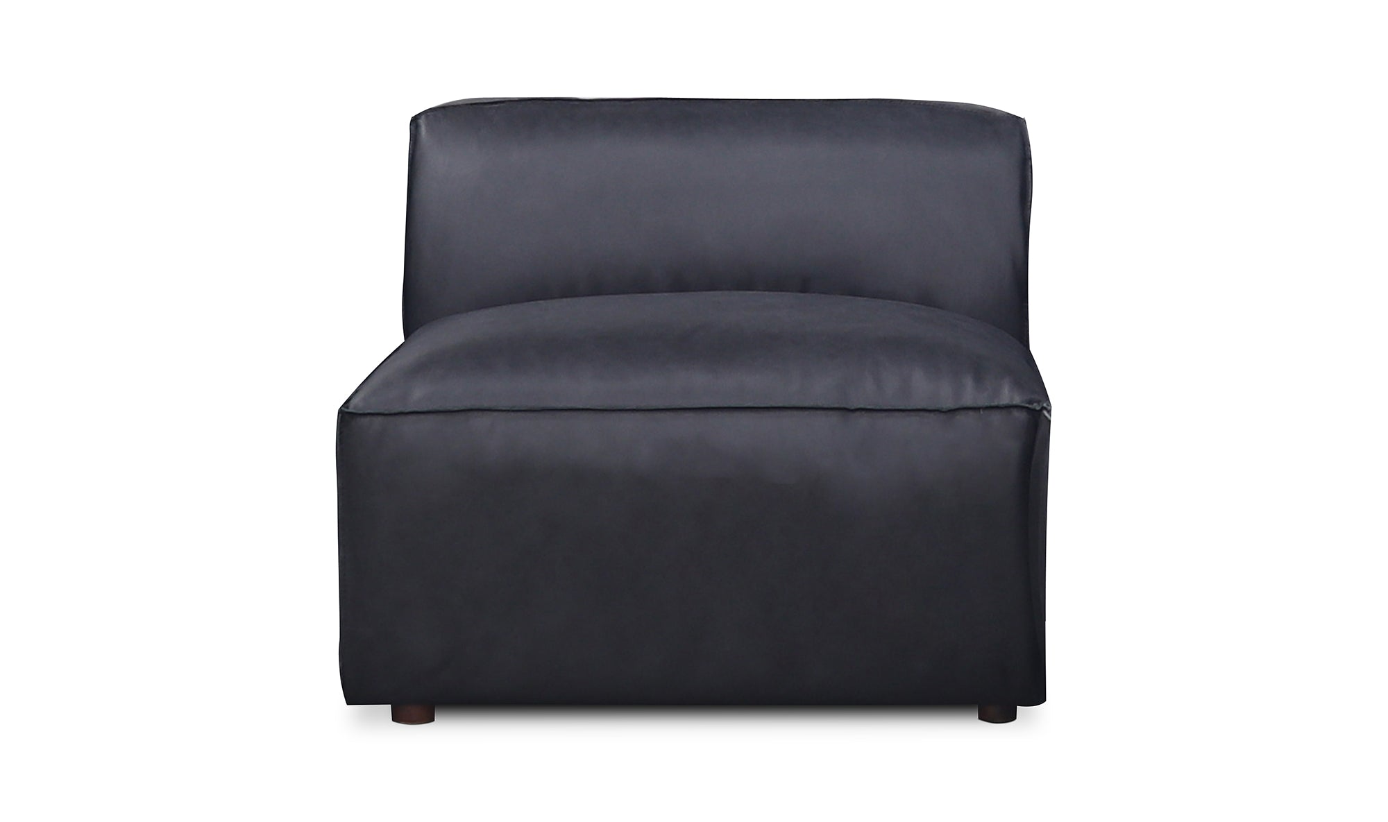 FORM SLIPPER CHAIR VANTAGE BLACK LEATHER