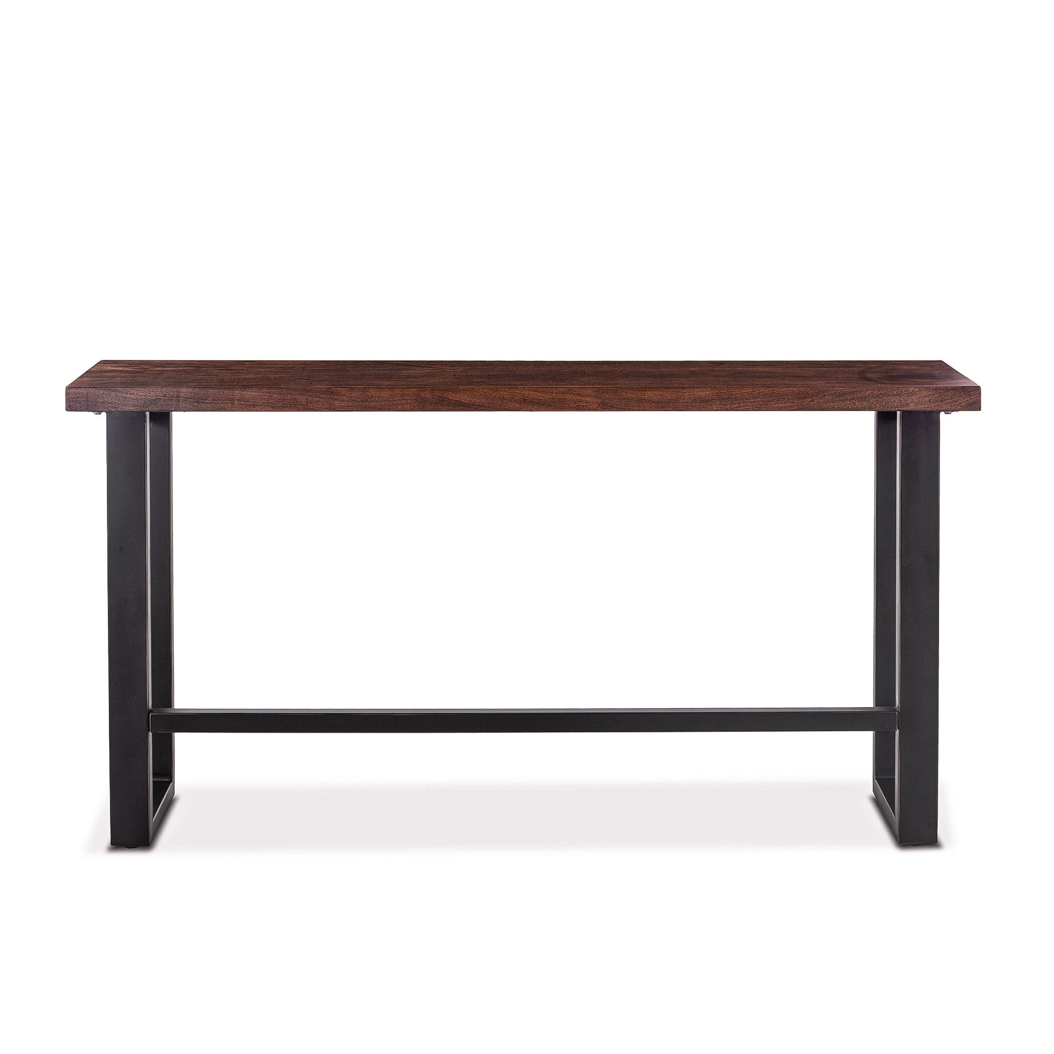 70" Tawny Brown Acacia Wood Console Table