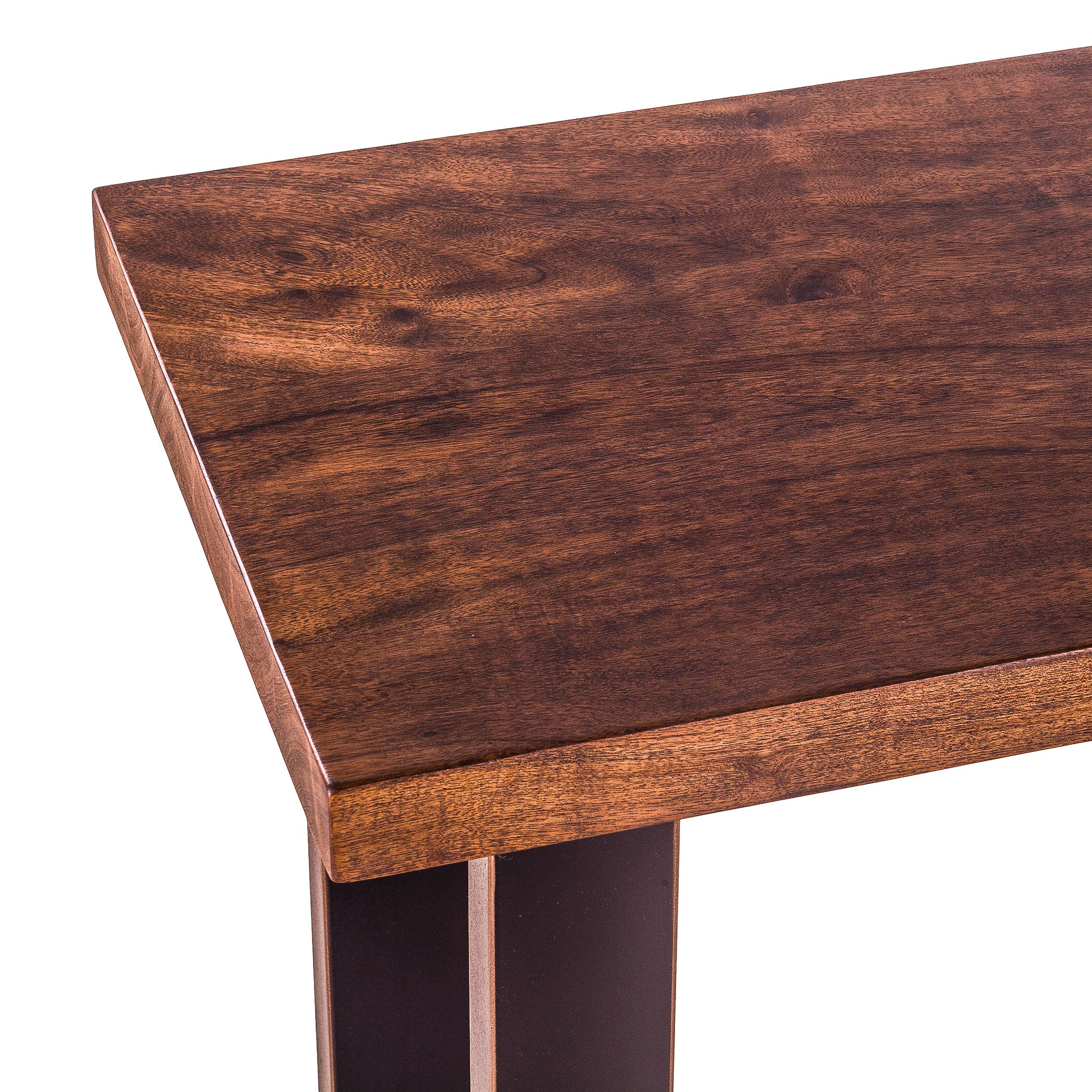 70" Tawny Brown Acacia Wood Console Table