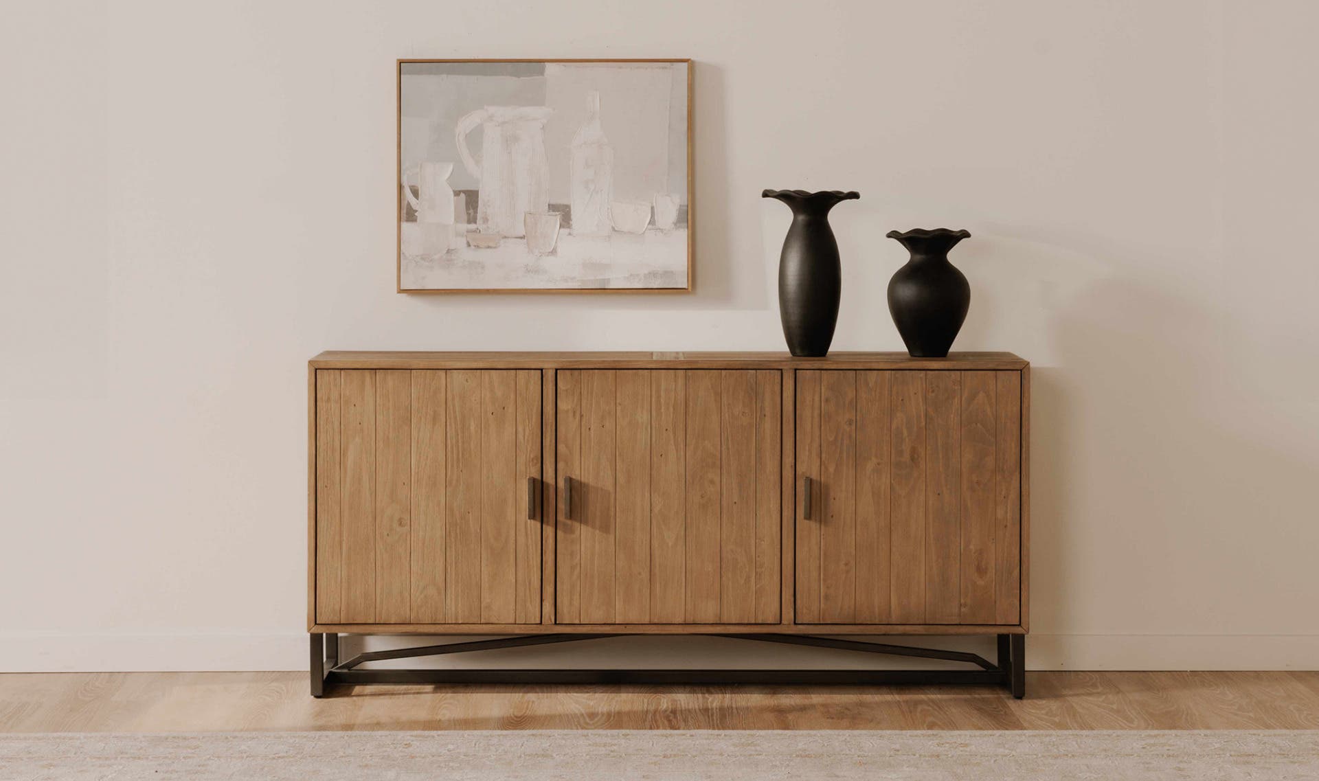68" Natural Reclaimed Pine Sideboard
