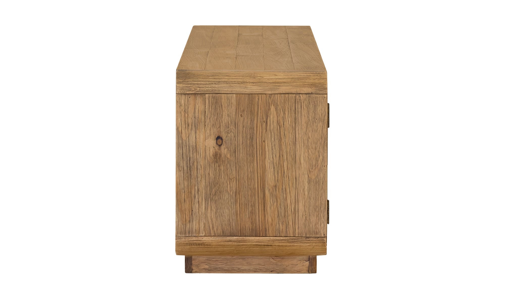 78.75" Rustic Blonde Wood Cabinet