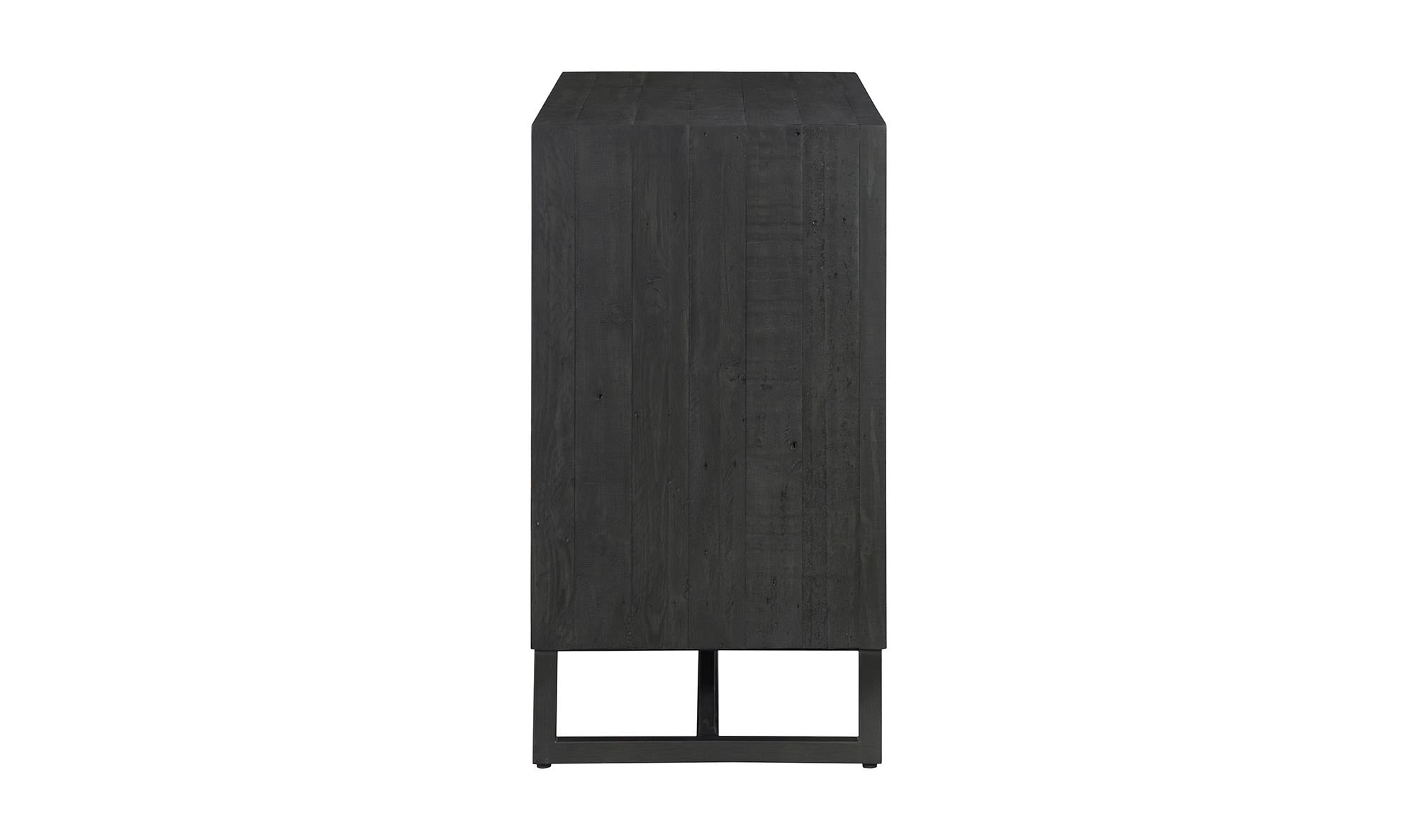 39" Black Stainless Steel Cabinet