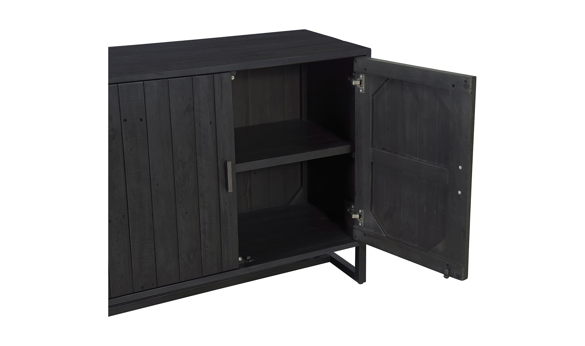 39" Black Stainless Steel Cabinet