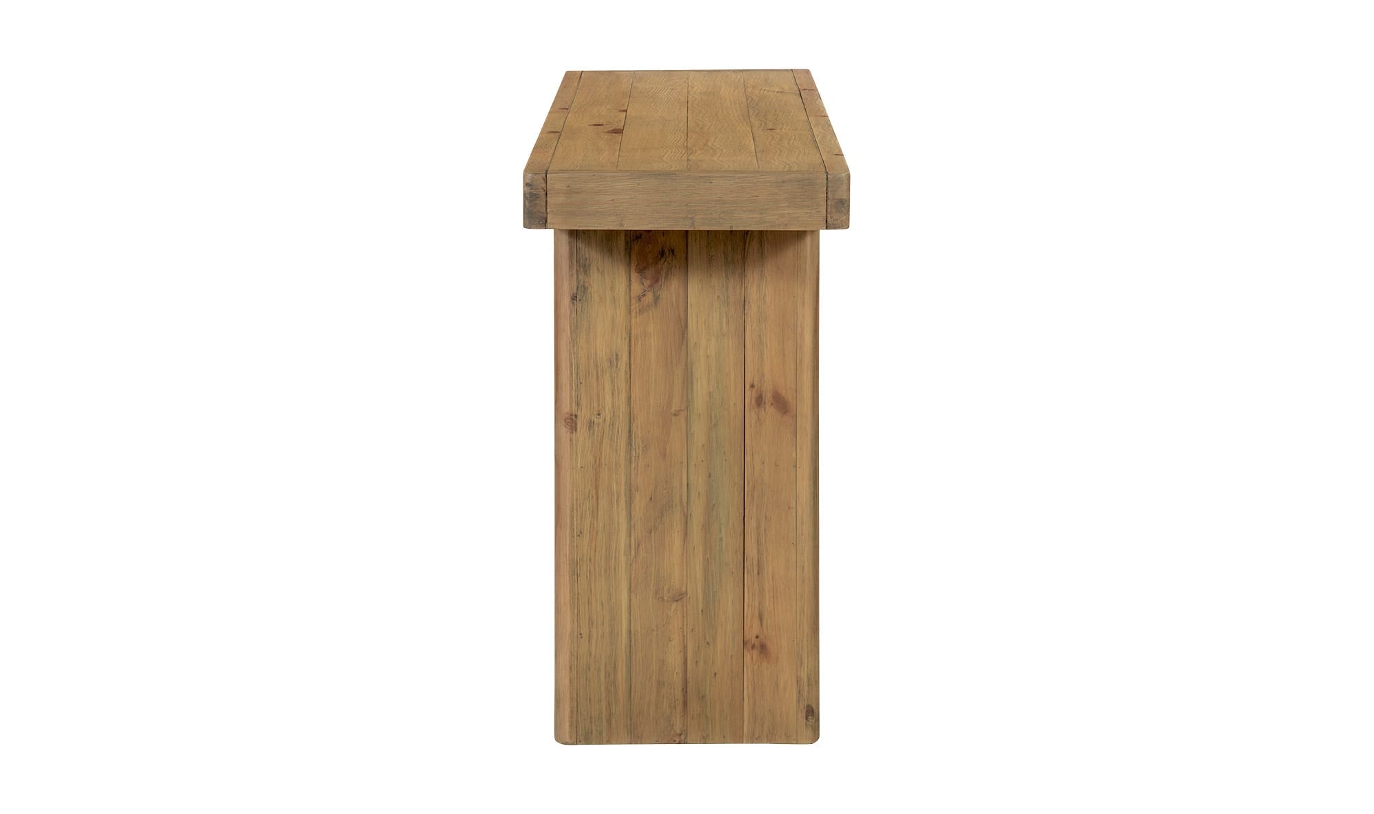 60" Rustic Blonde Console Table