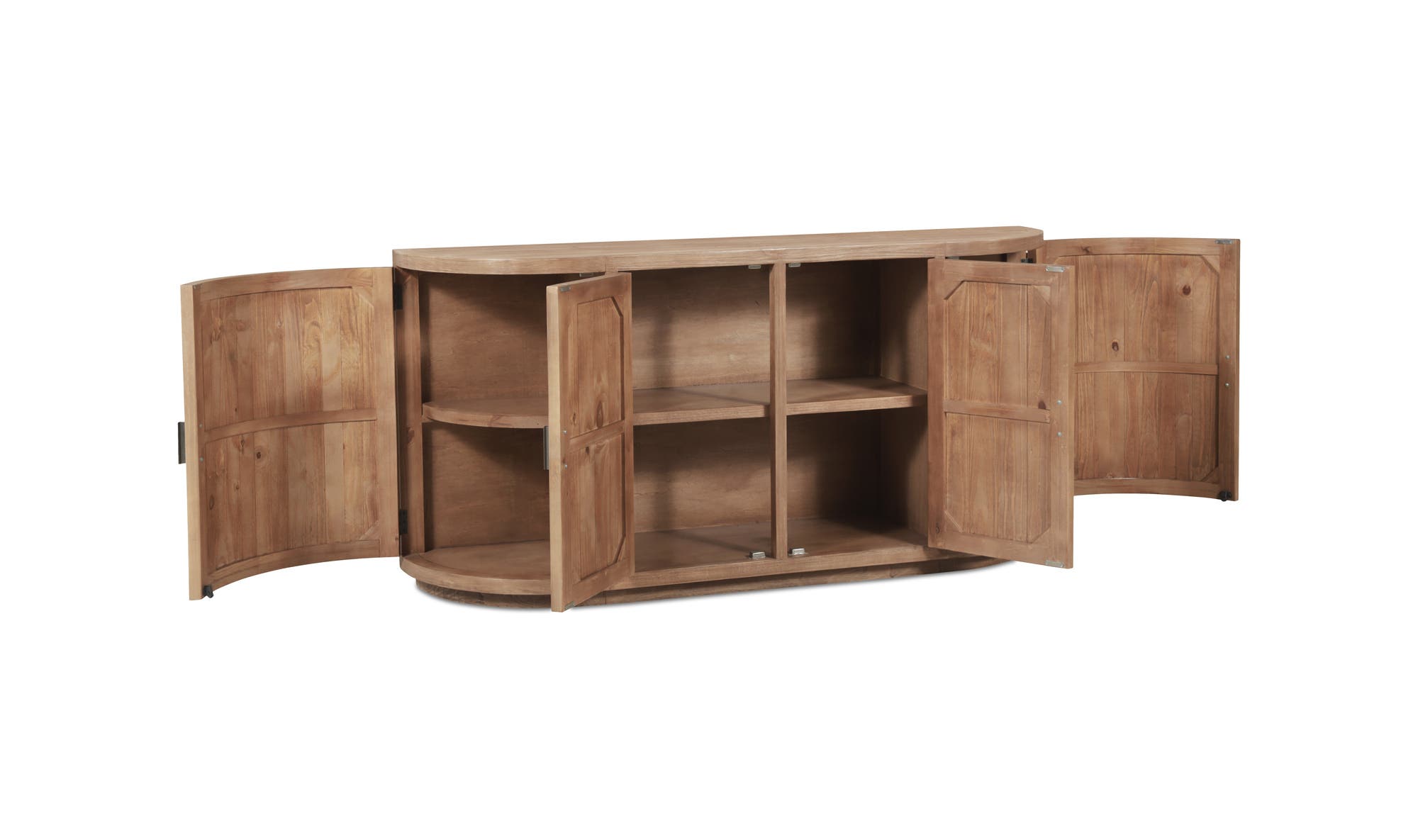 71" Natural Wood Sideboard