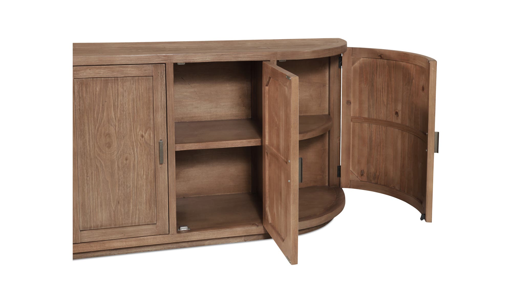 71" Natural Wood Sideboard