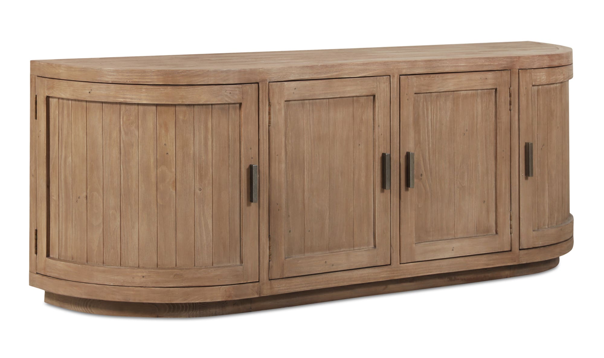 70.9" Natural Wood Cabinet