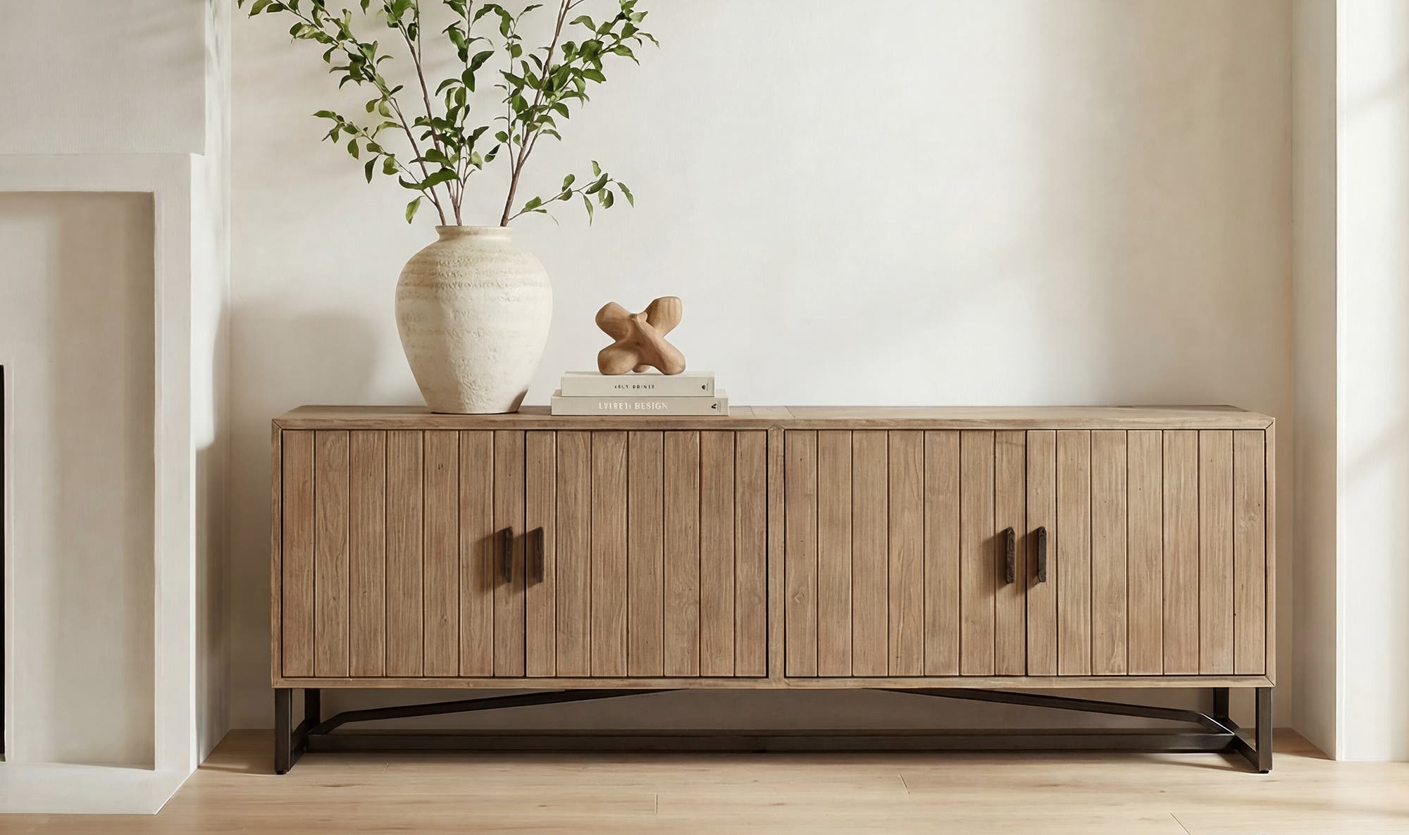 79" Natural Reclaimed Pine Media Console