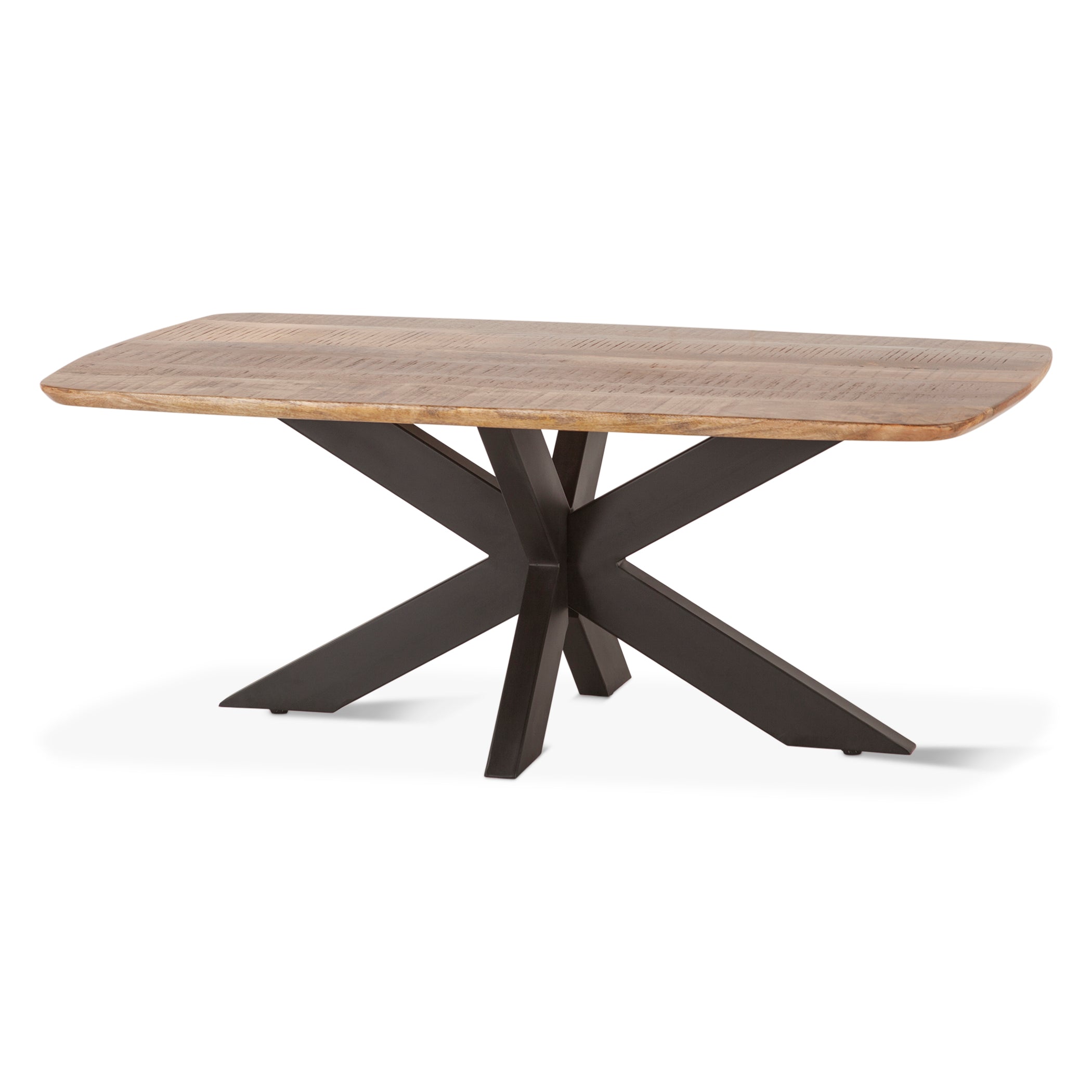 46" Natural Mango Wood Coffee Table