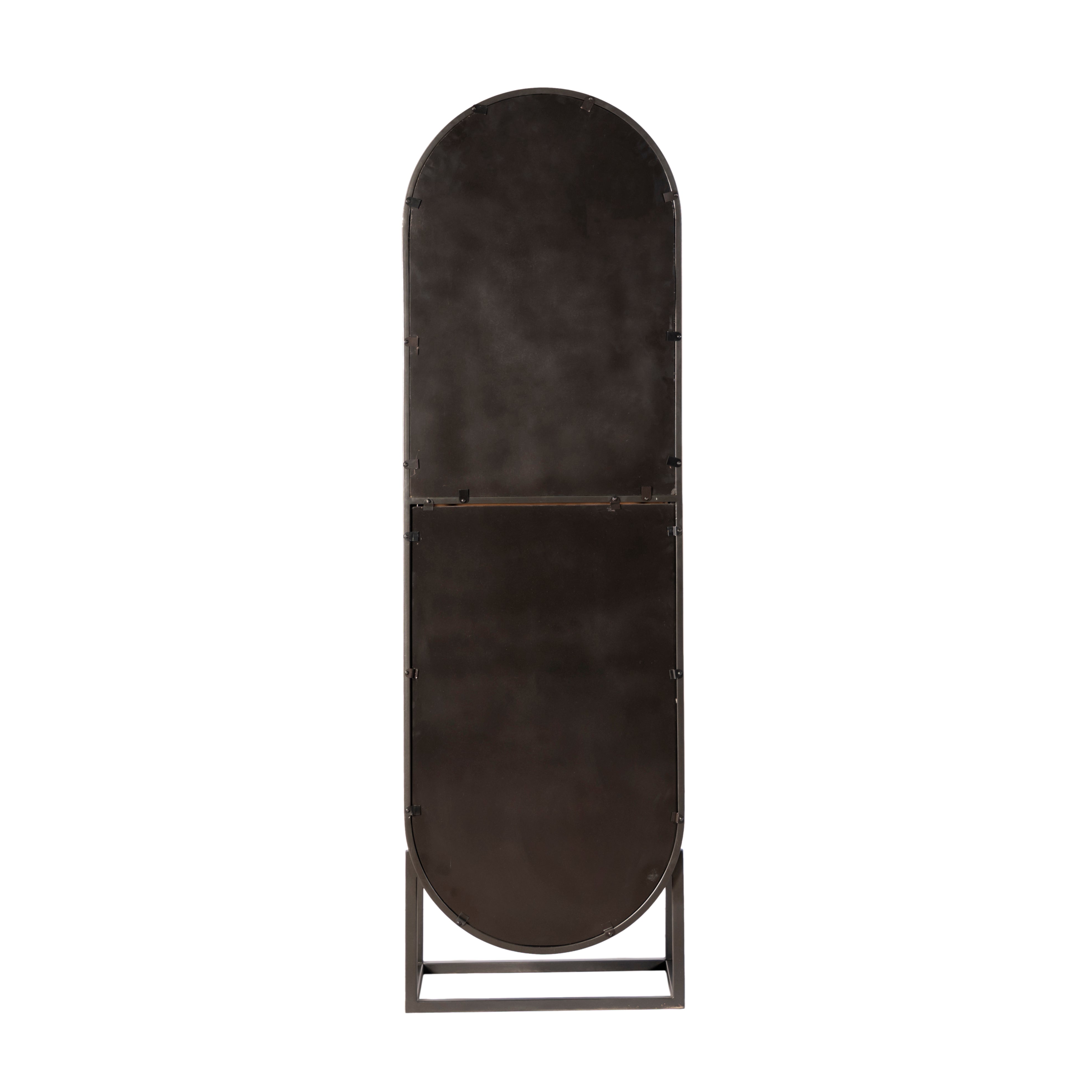 23" Natural Mango Wood Bar Cabinet