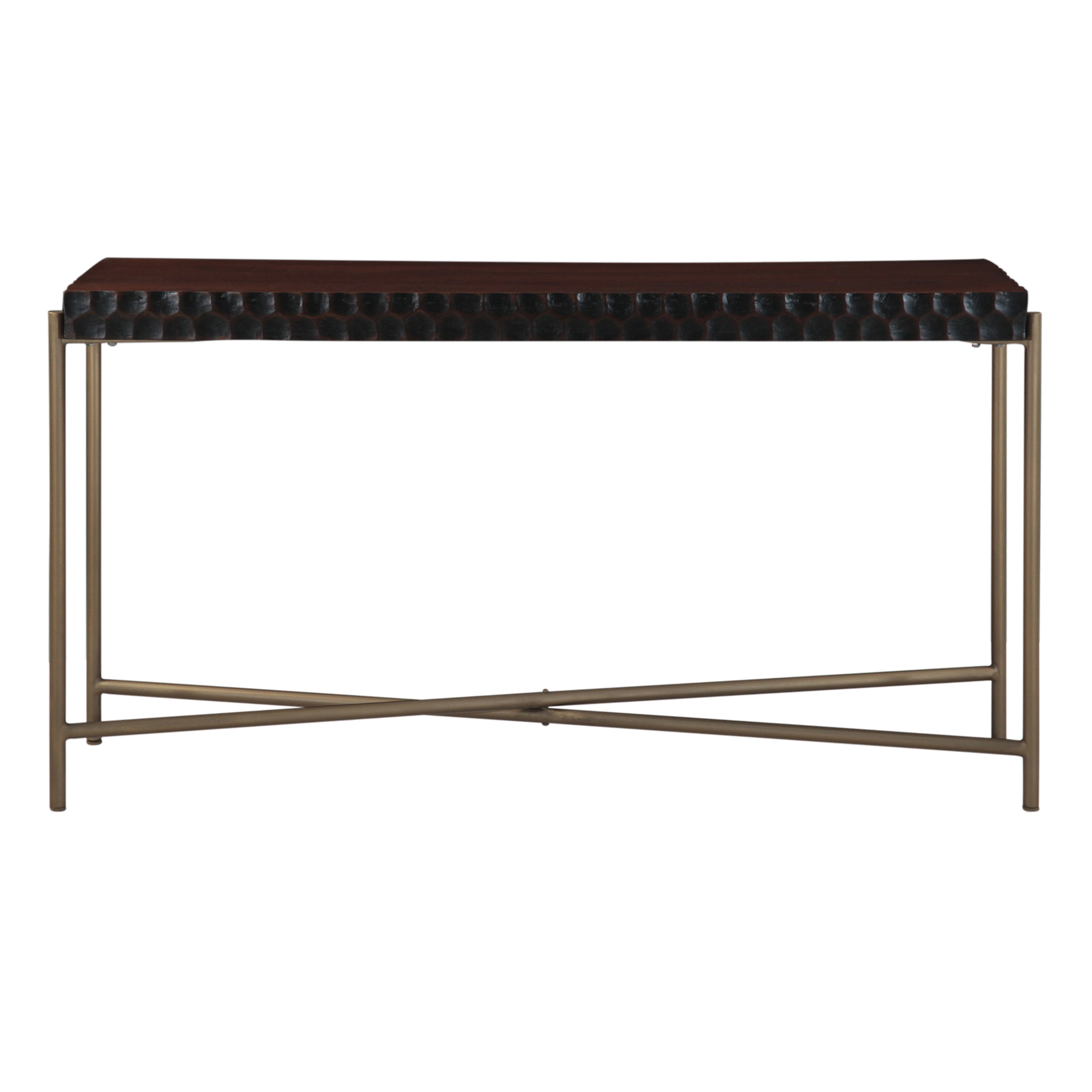 16" Two Tone Mango Console Table