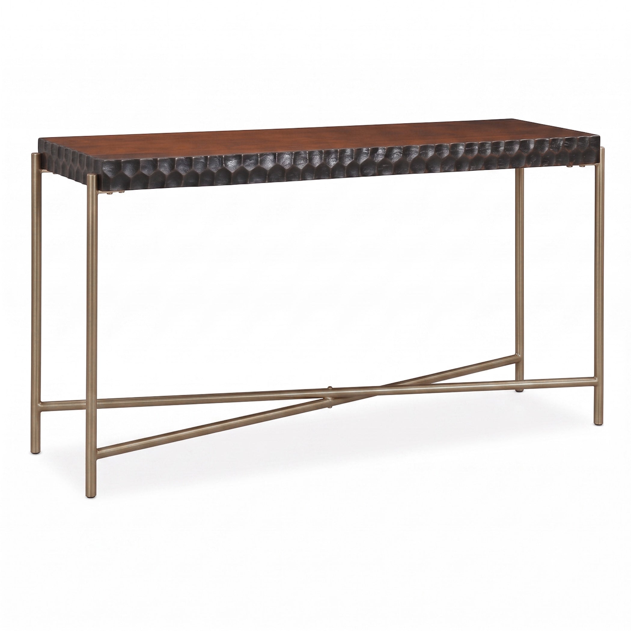 16" Two Tone Mango Console Table