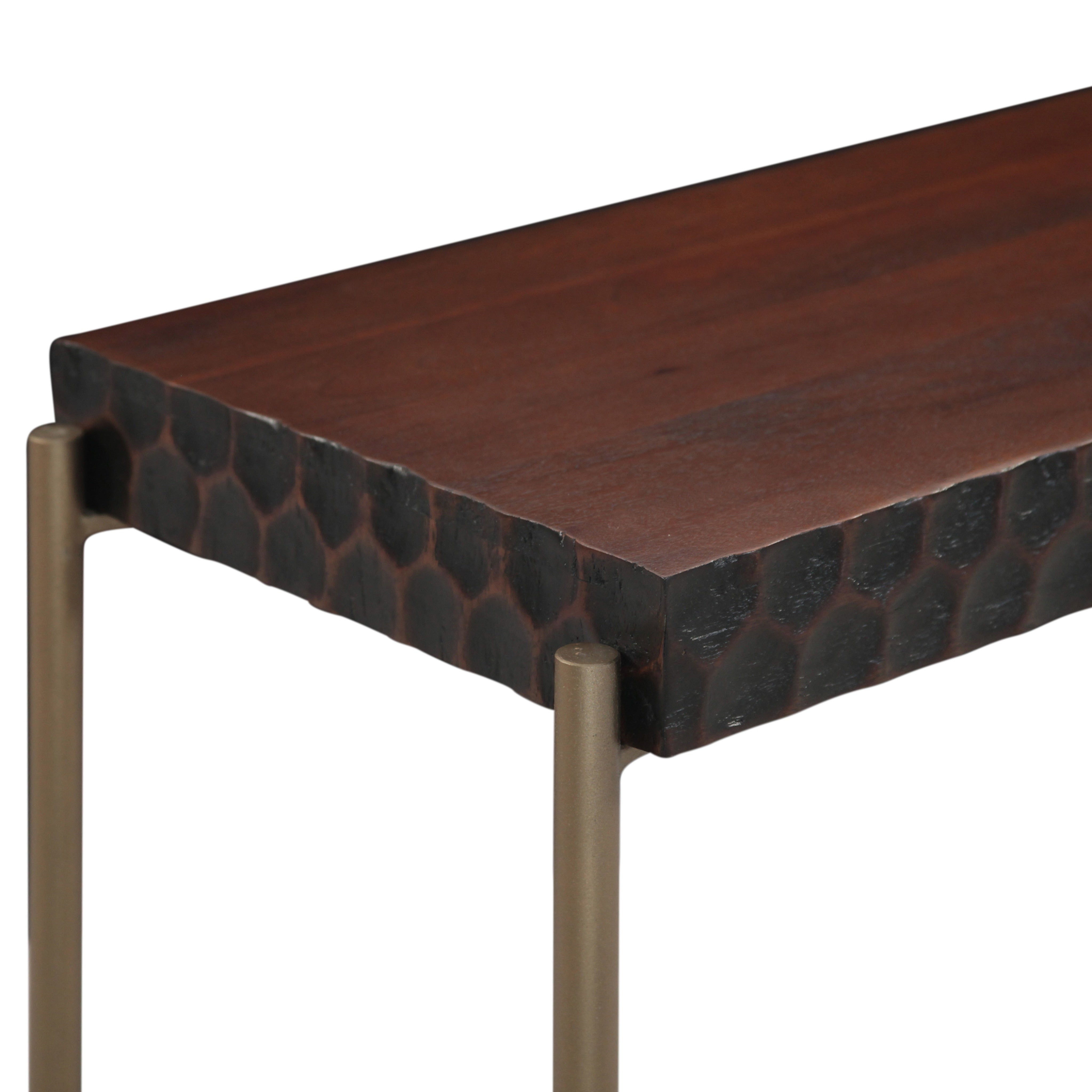 16" Two Tone Mango Console Table