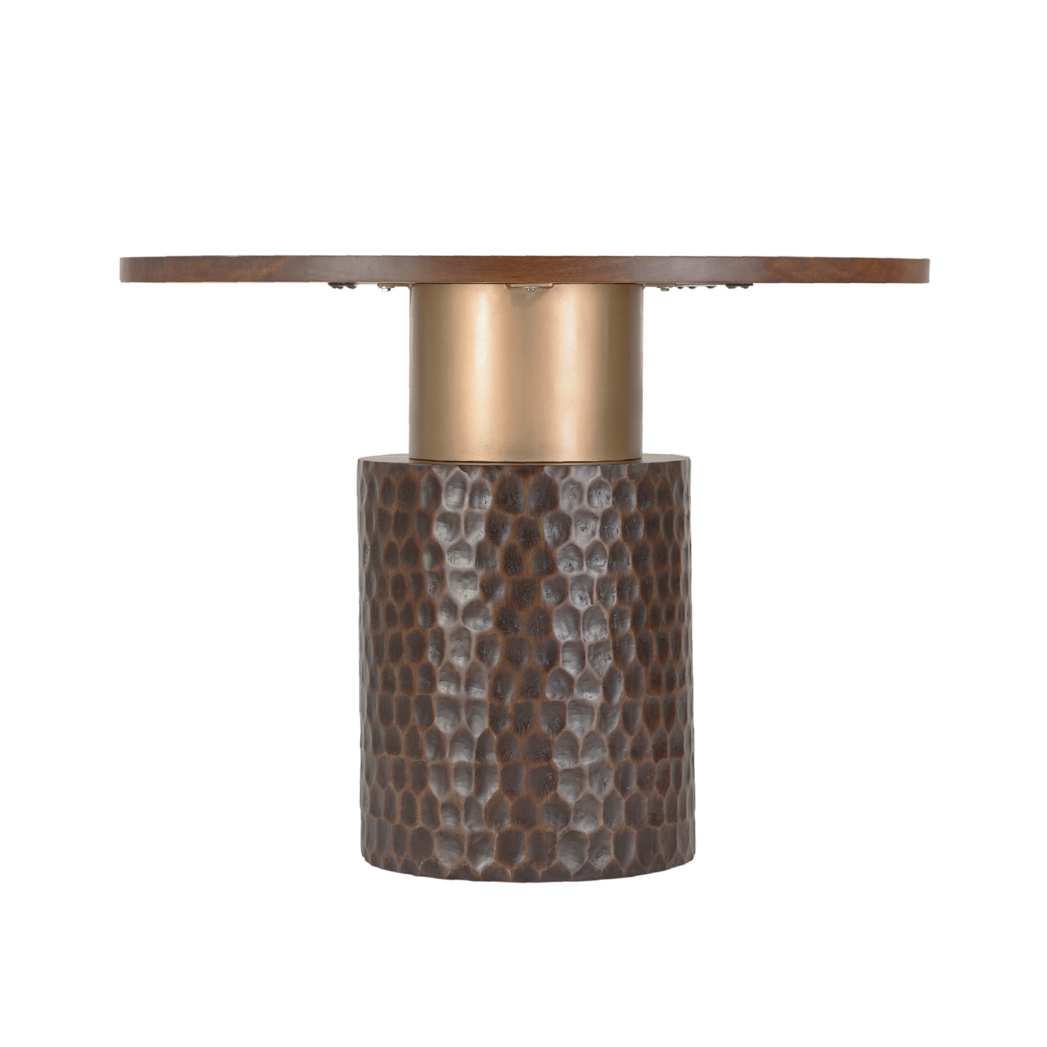 48" Two-Tone Mango Wood Gathering Table