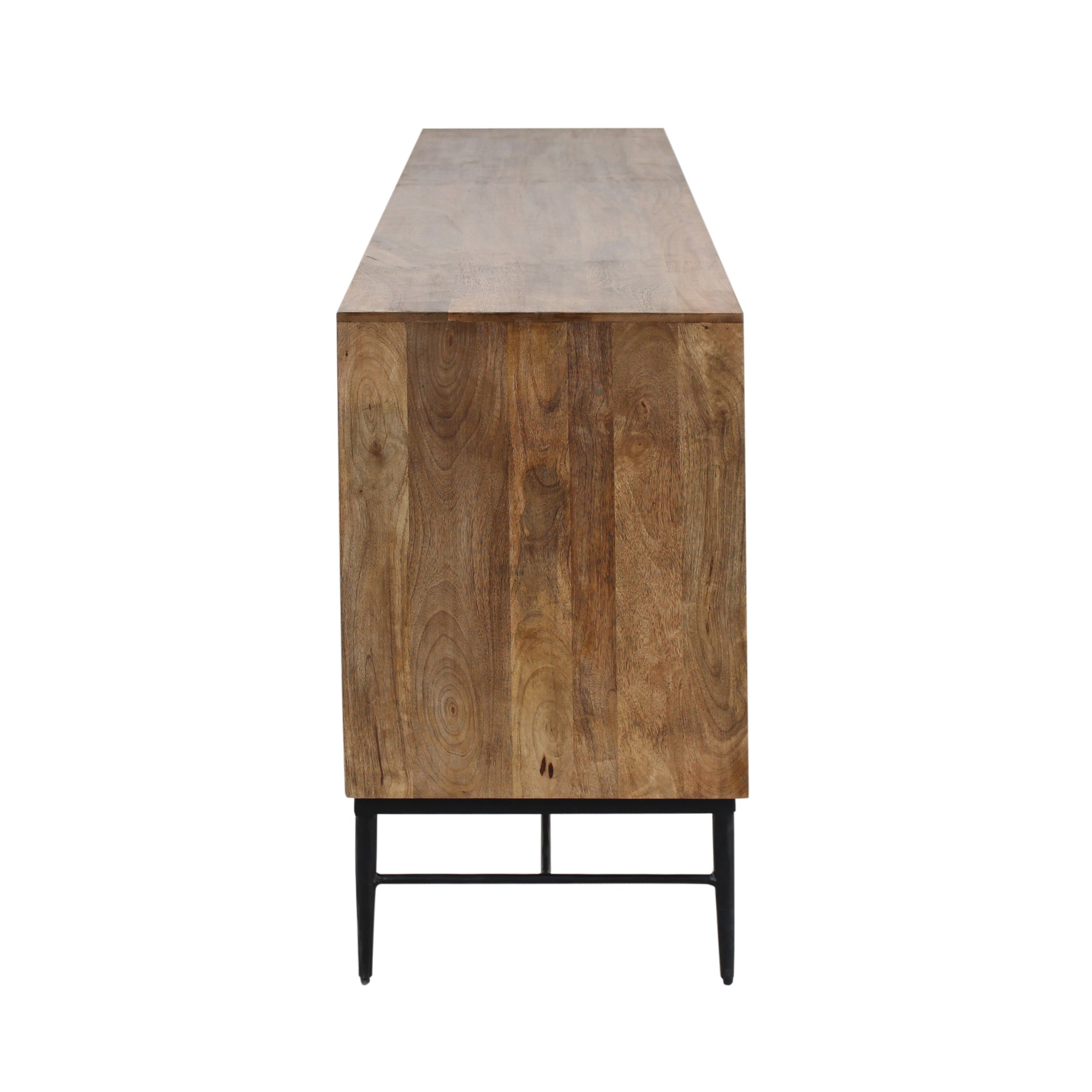 80" Natural Mango Wood Sideboard