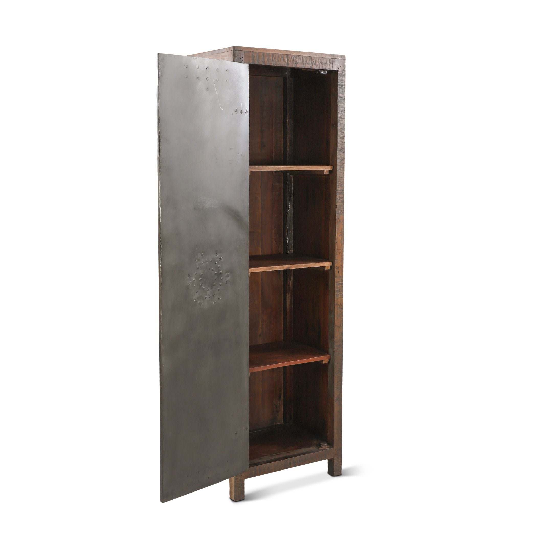 21" Reclaimed Wood Steampunk Cabinet