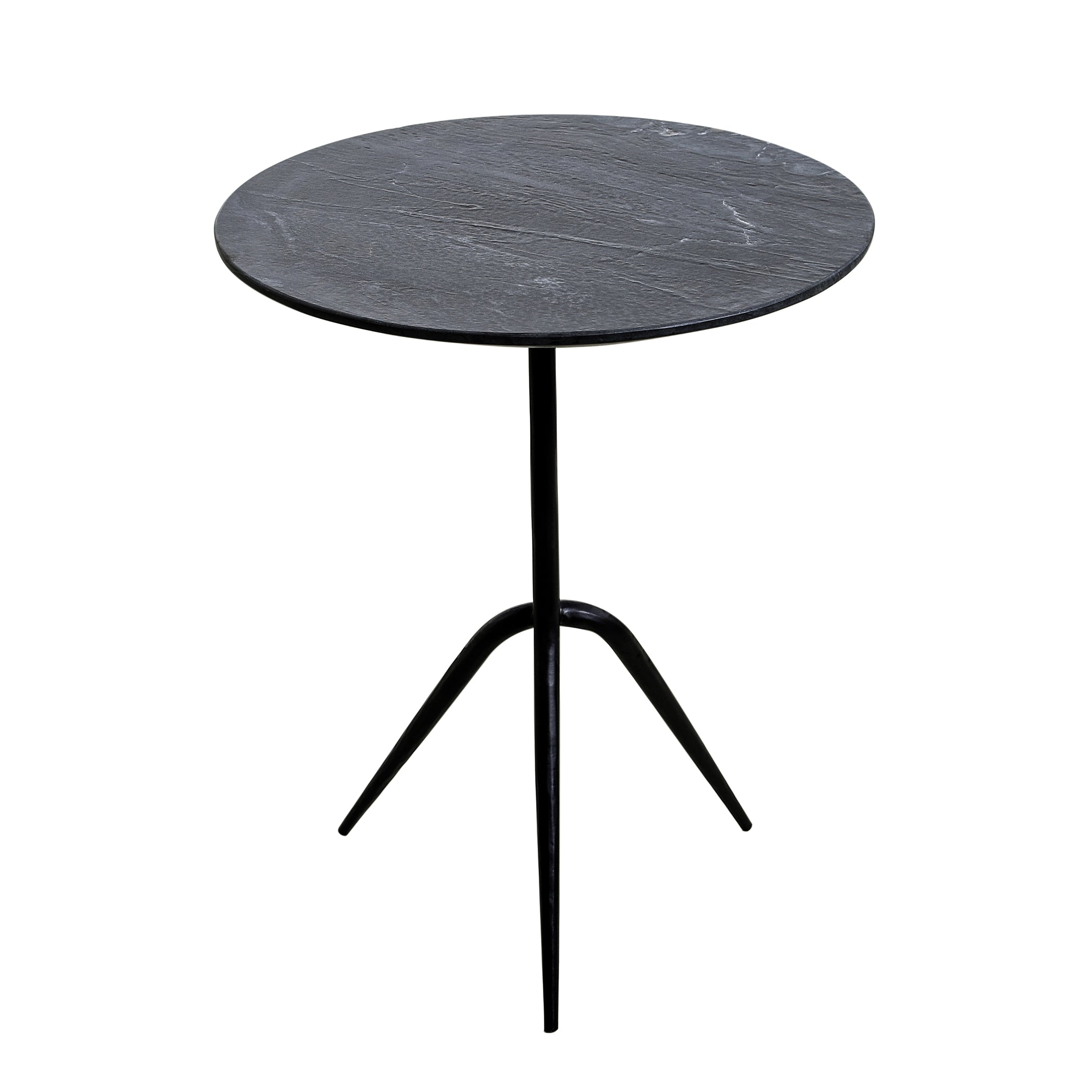 18" Lava Marble Accent Table