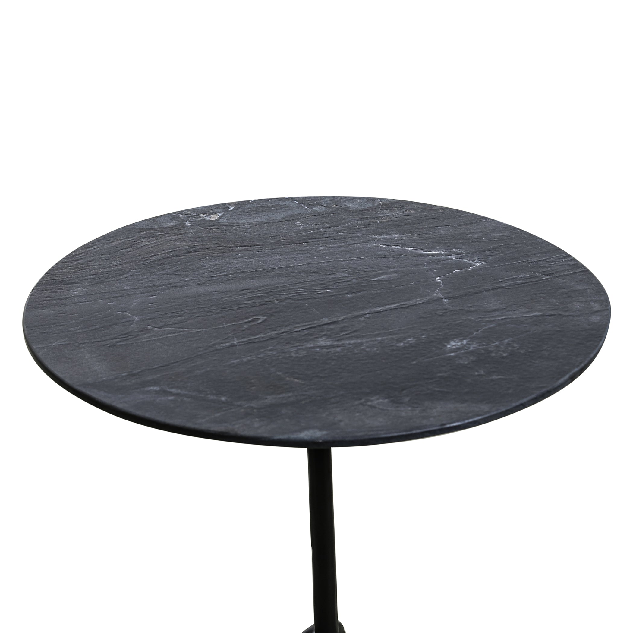 18" Lava Marble Accent Table