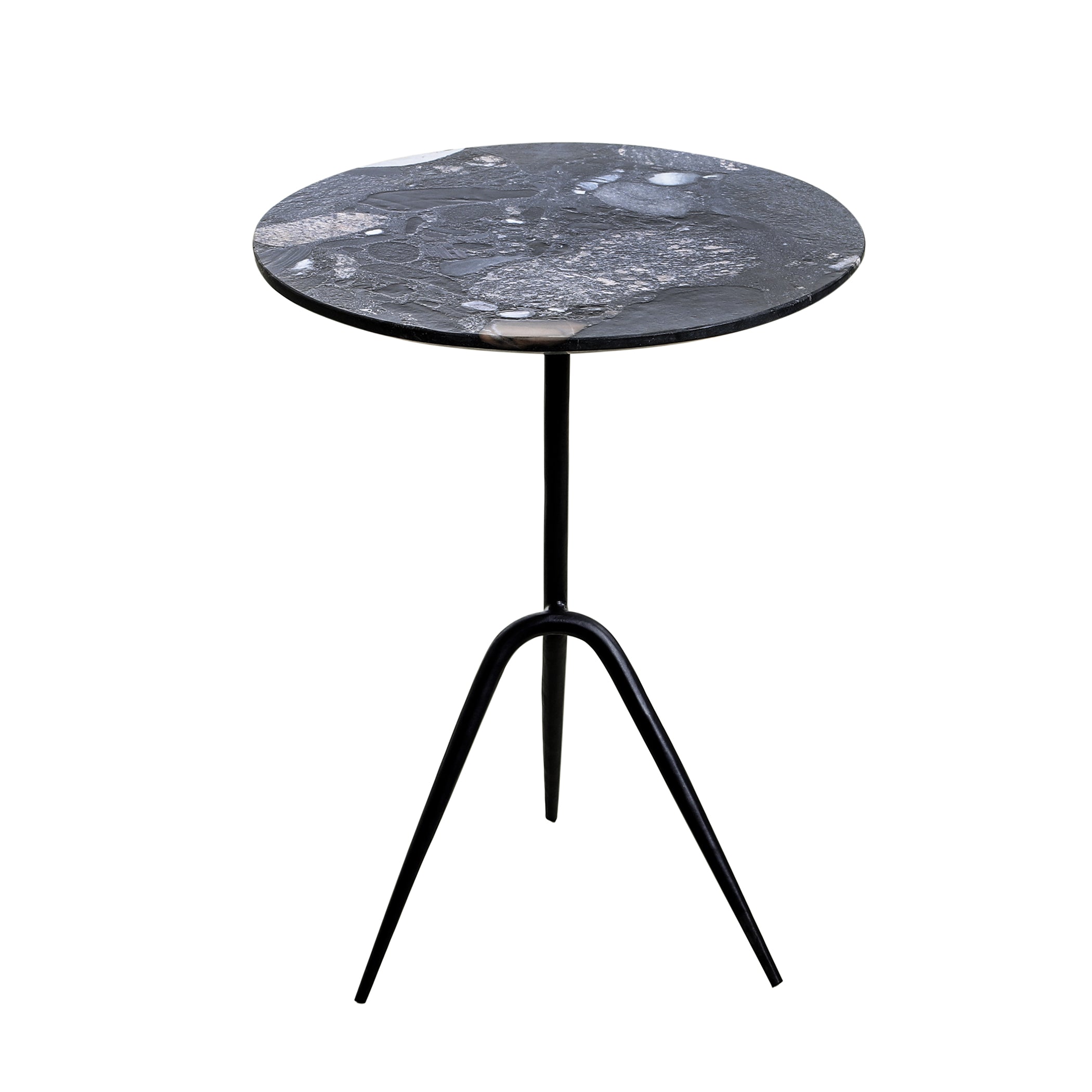 18" Norigo Marble Accent Table