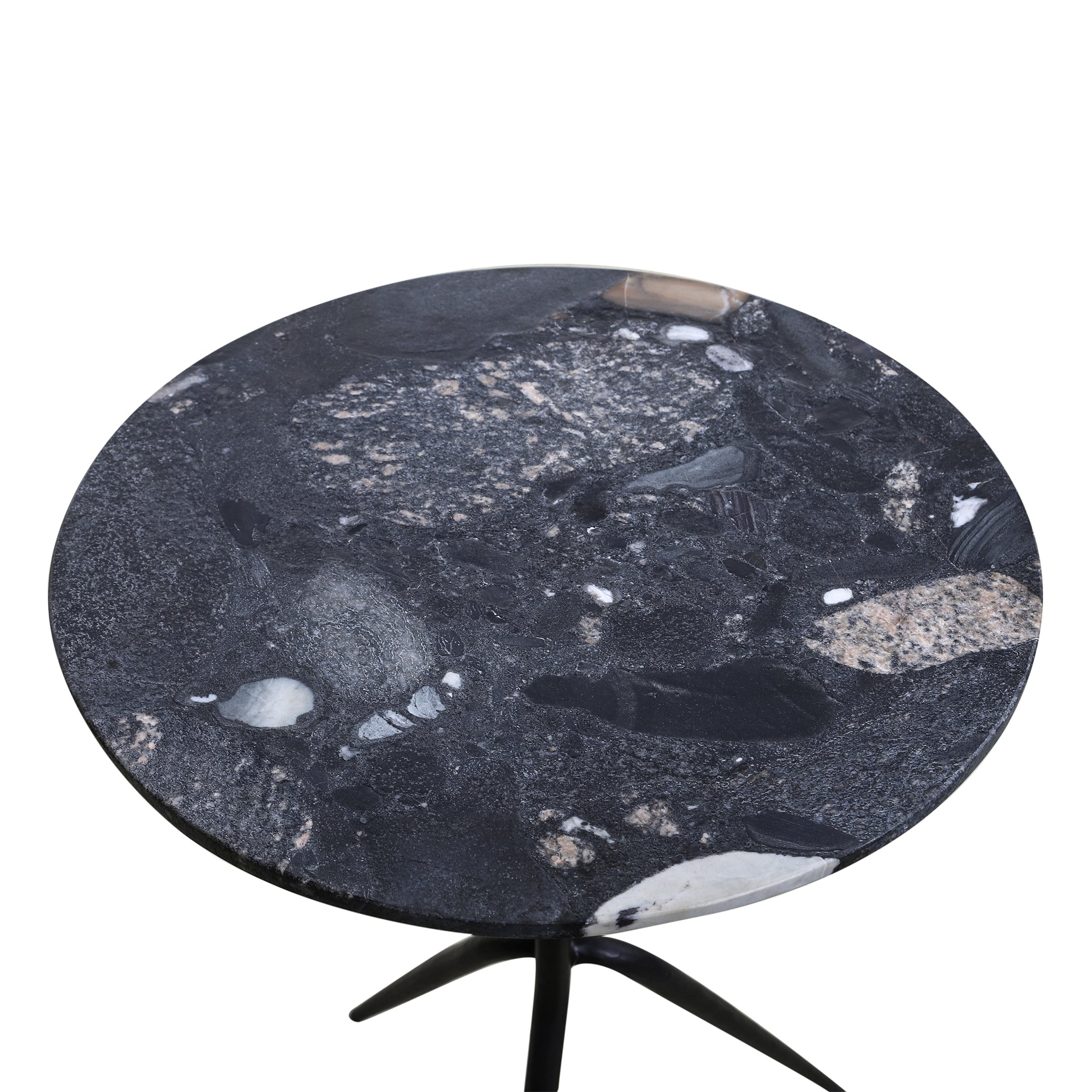 18" Norigo Marble Accent Table