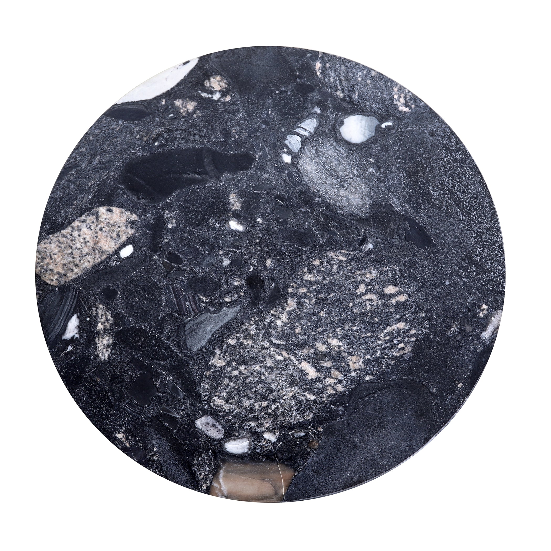 18" Norigo Marble Accent Table