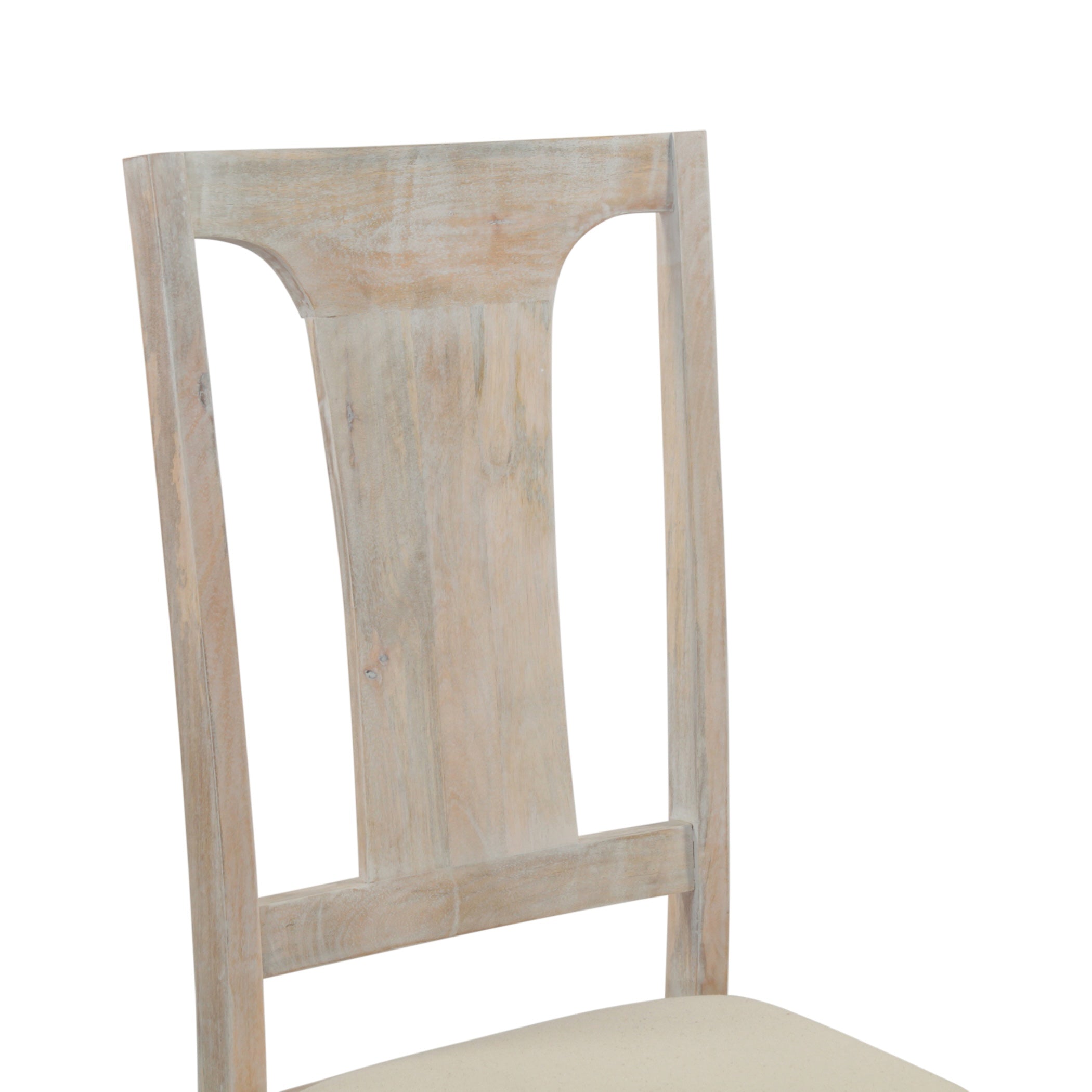 18.5" Heirloom White Mango Dining Chair
