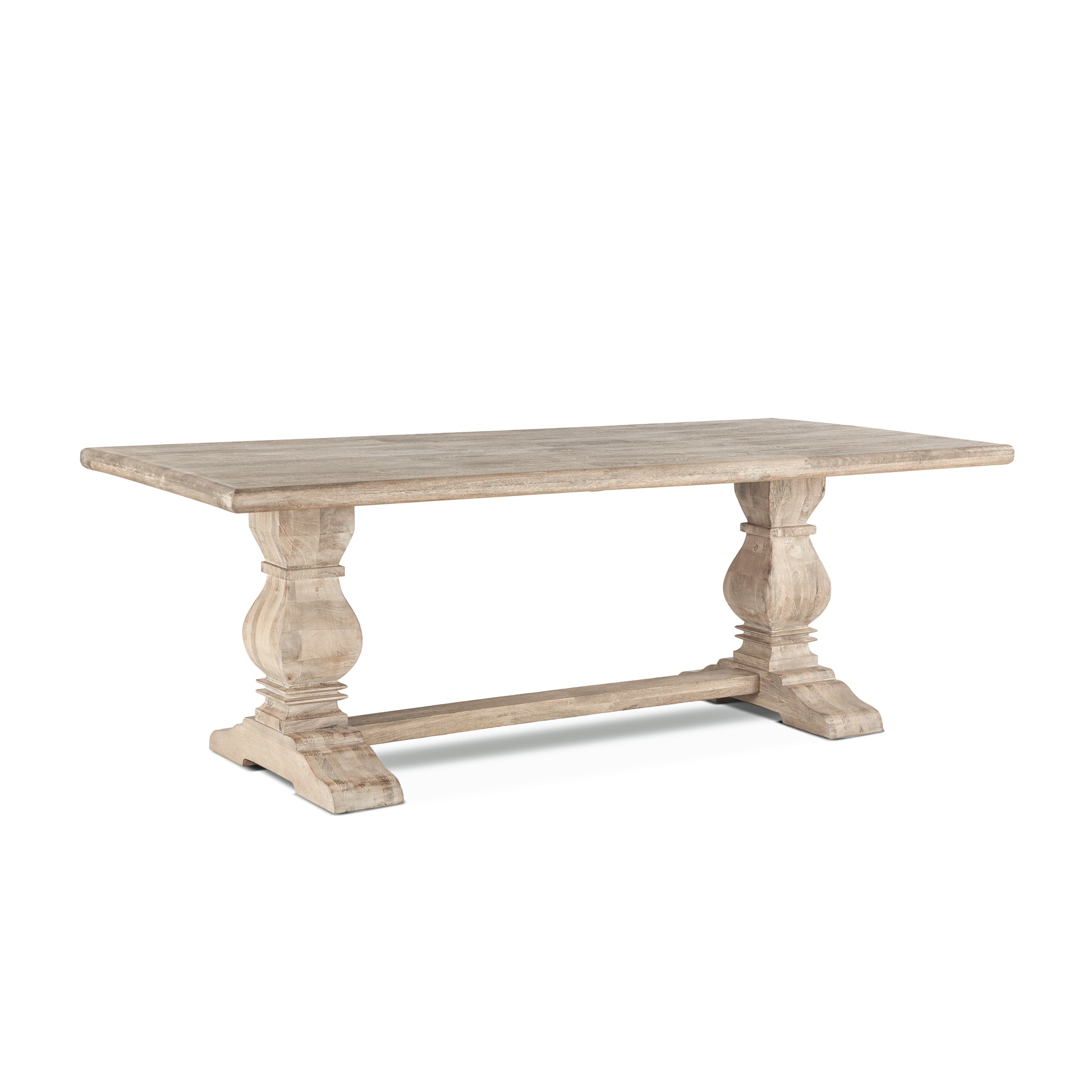 84" Heirloom White Mango Dining Table