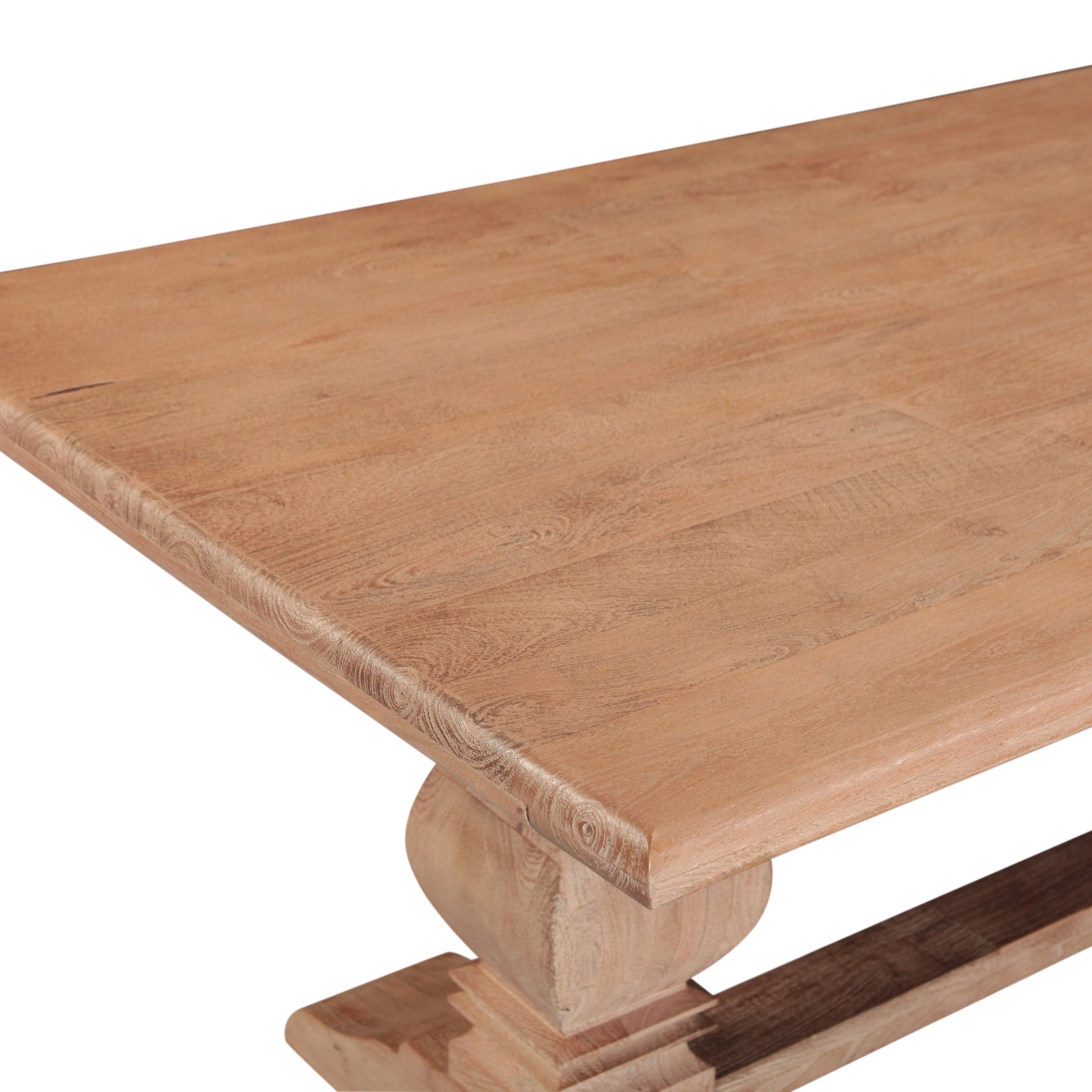 94" Antique Oak Dining Table
