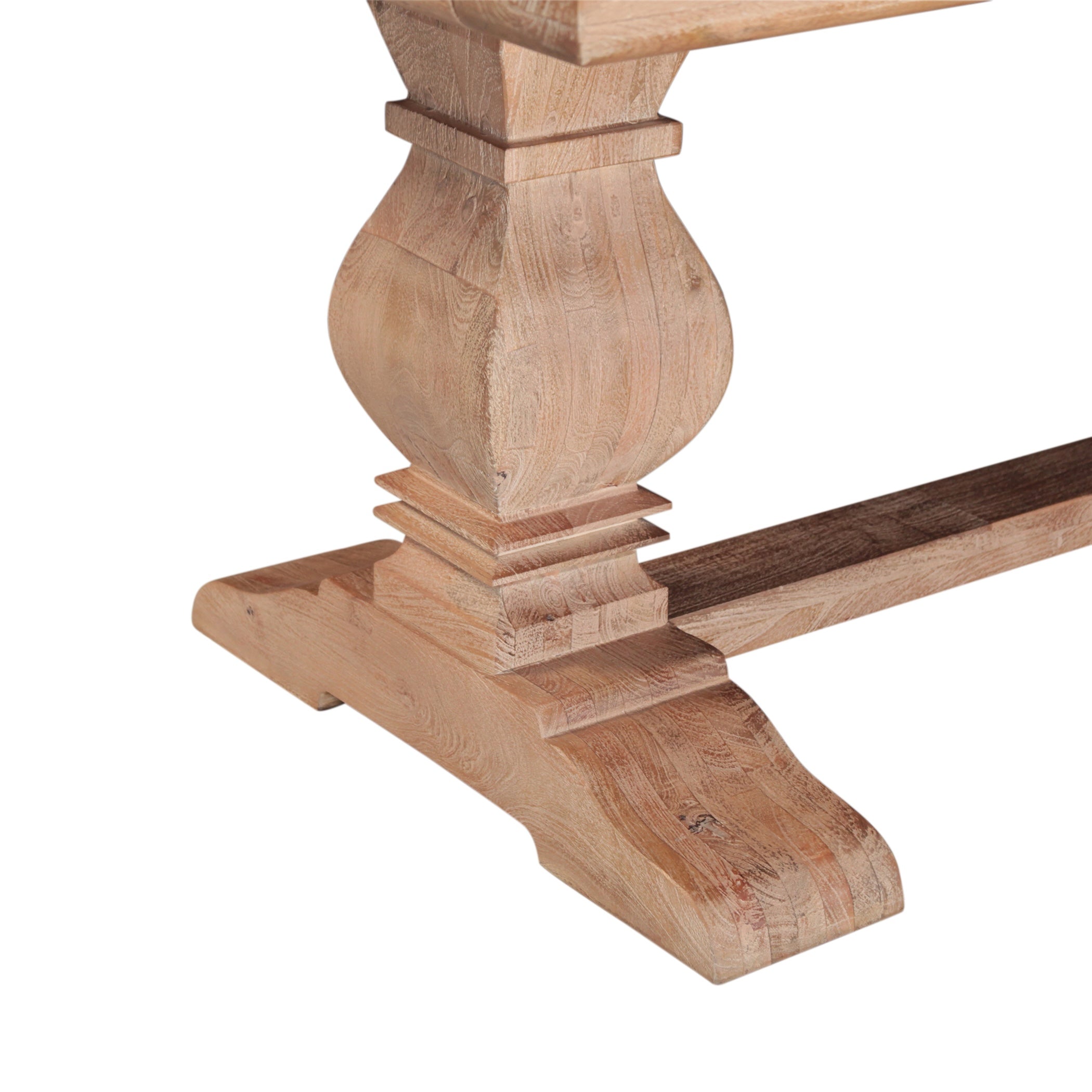 94" Antique Oak Dining Table