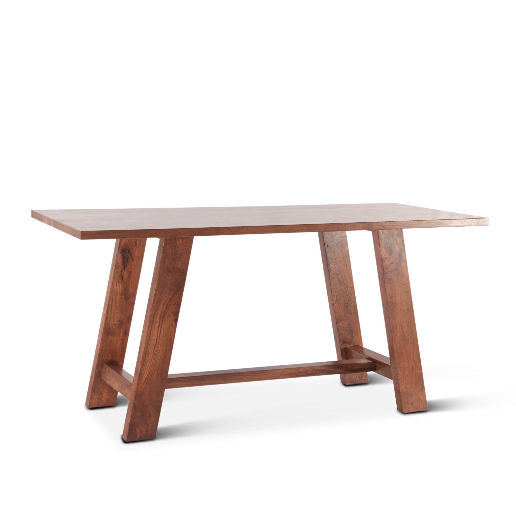 75" Cinnamon Brown Acacia Wood Gathering Table