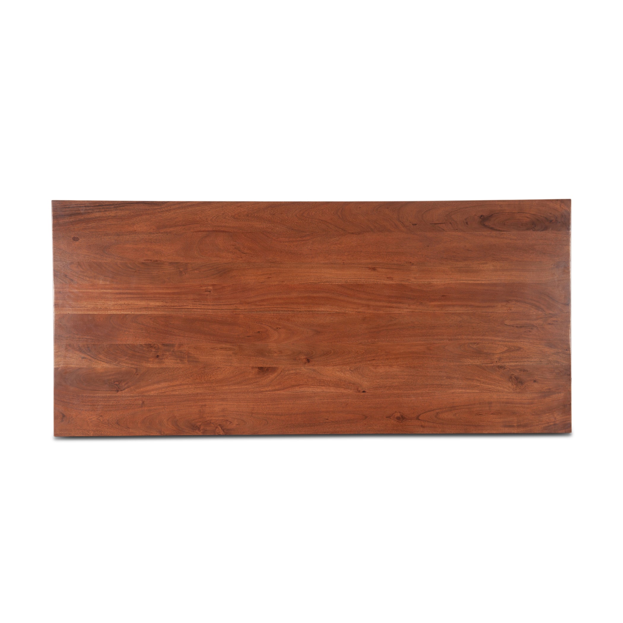 75" Cinnamon Brown Acacia Wood Gathering Table