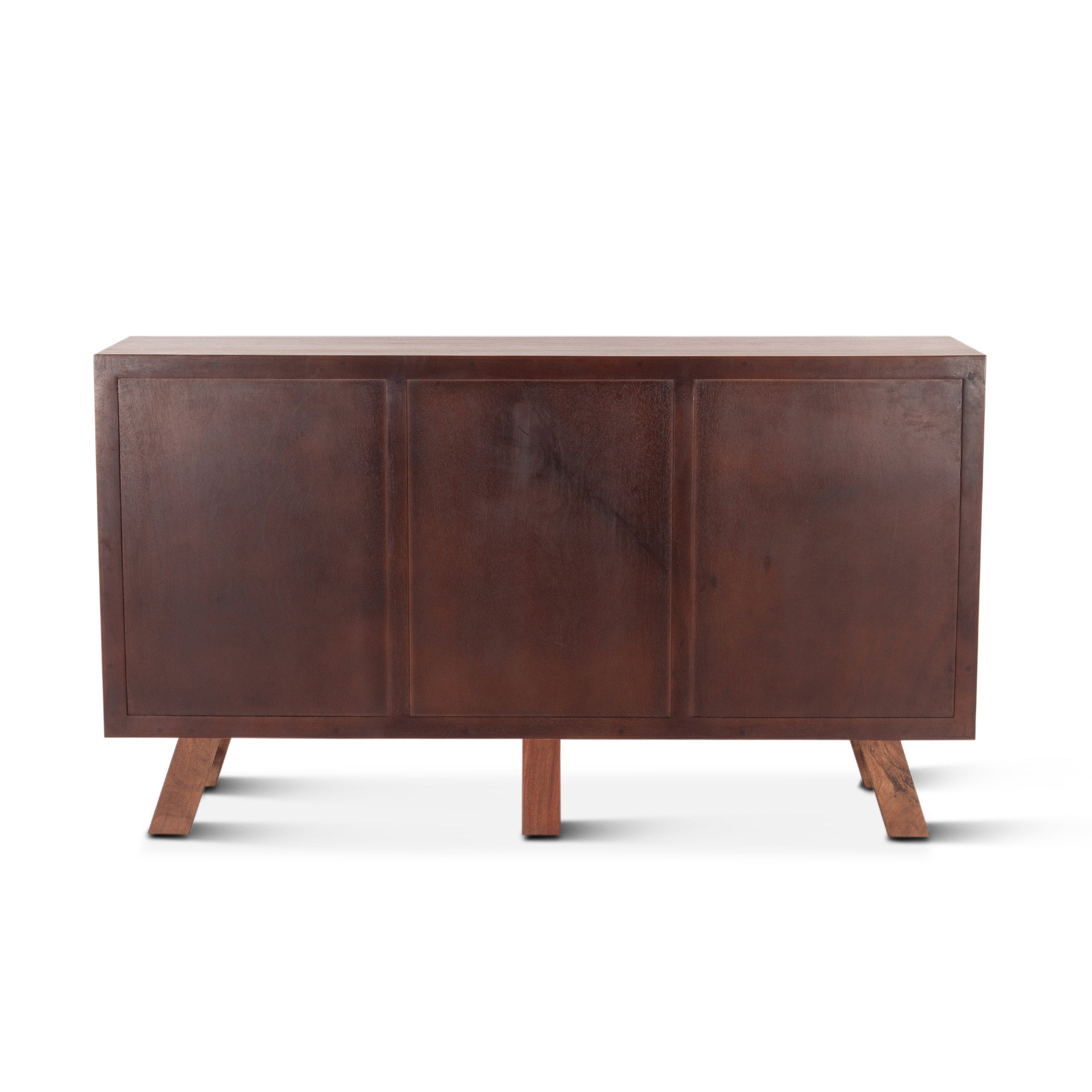68" Cinnamon Brown Acacia Wood Sideboard