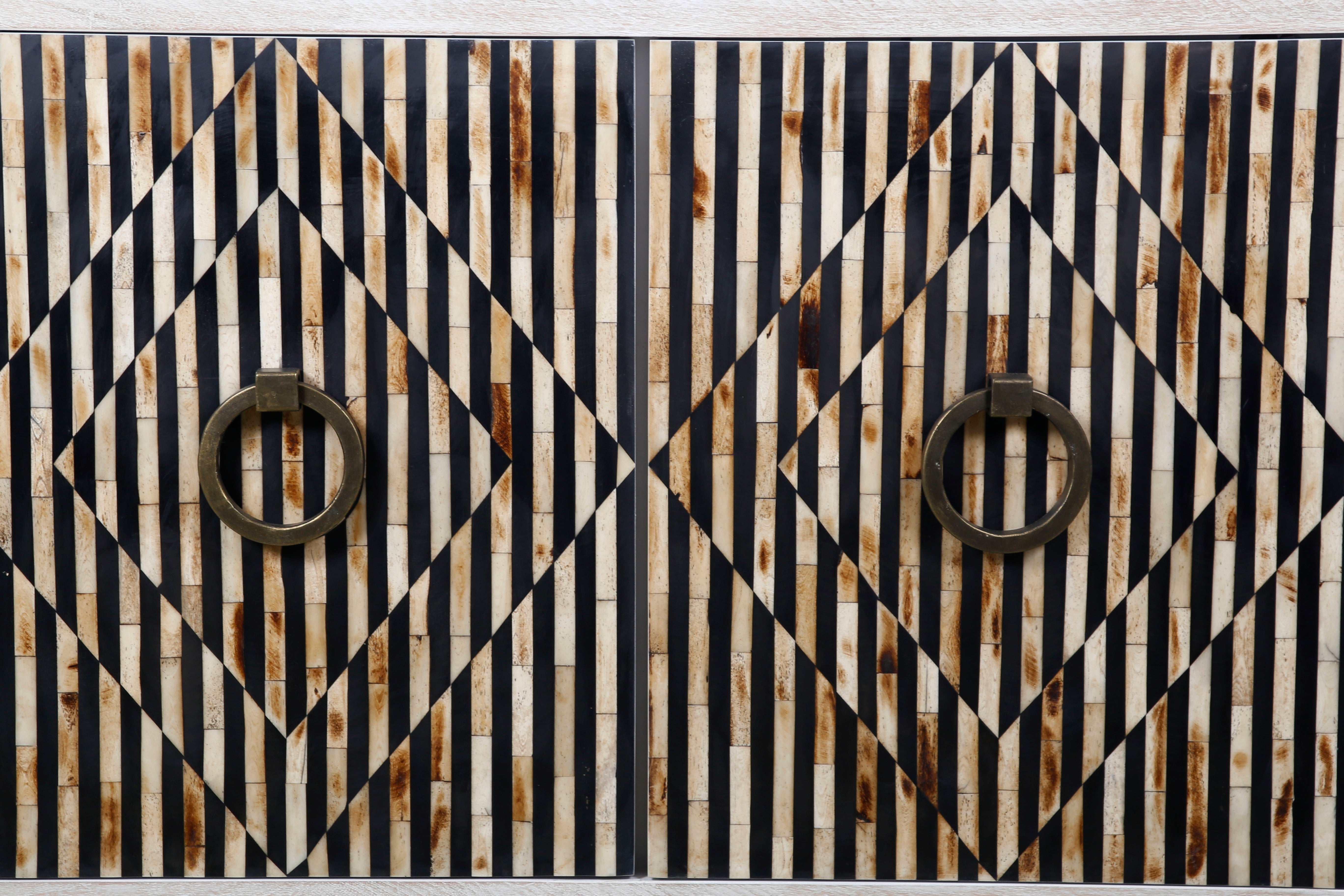 72" Whitewash Mango Wood Sideboard