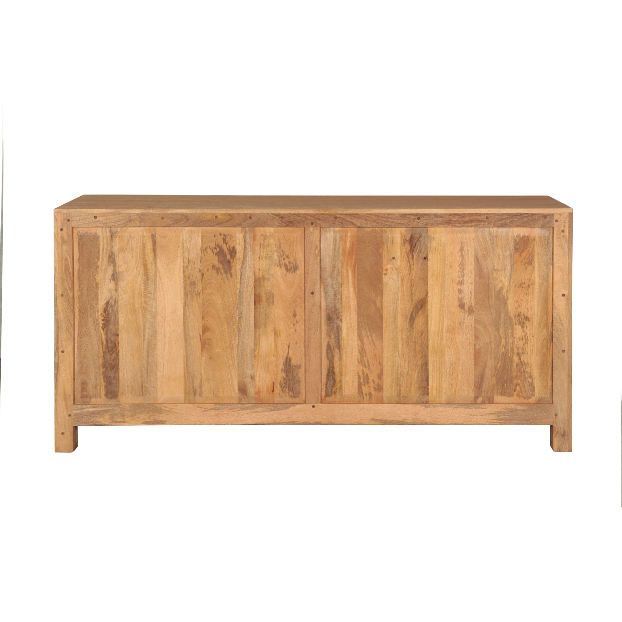 71" Hand-Carved Whitewash Dresser