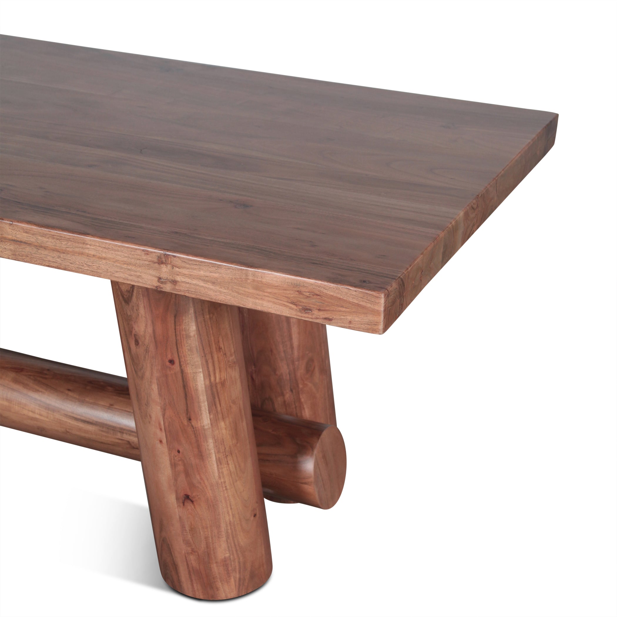 80" Vinegar Acacia Dining Table