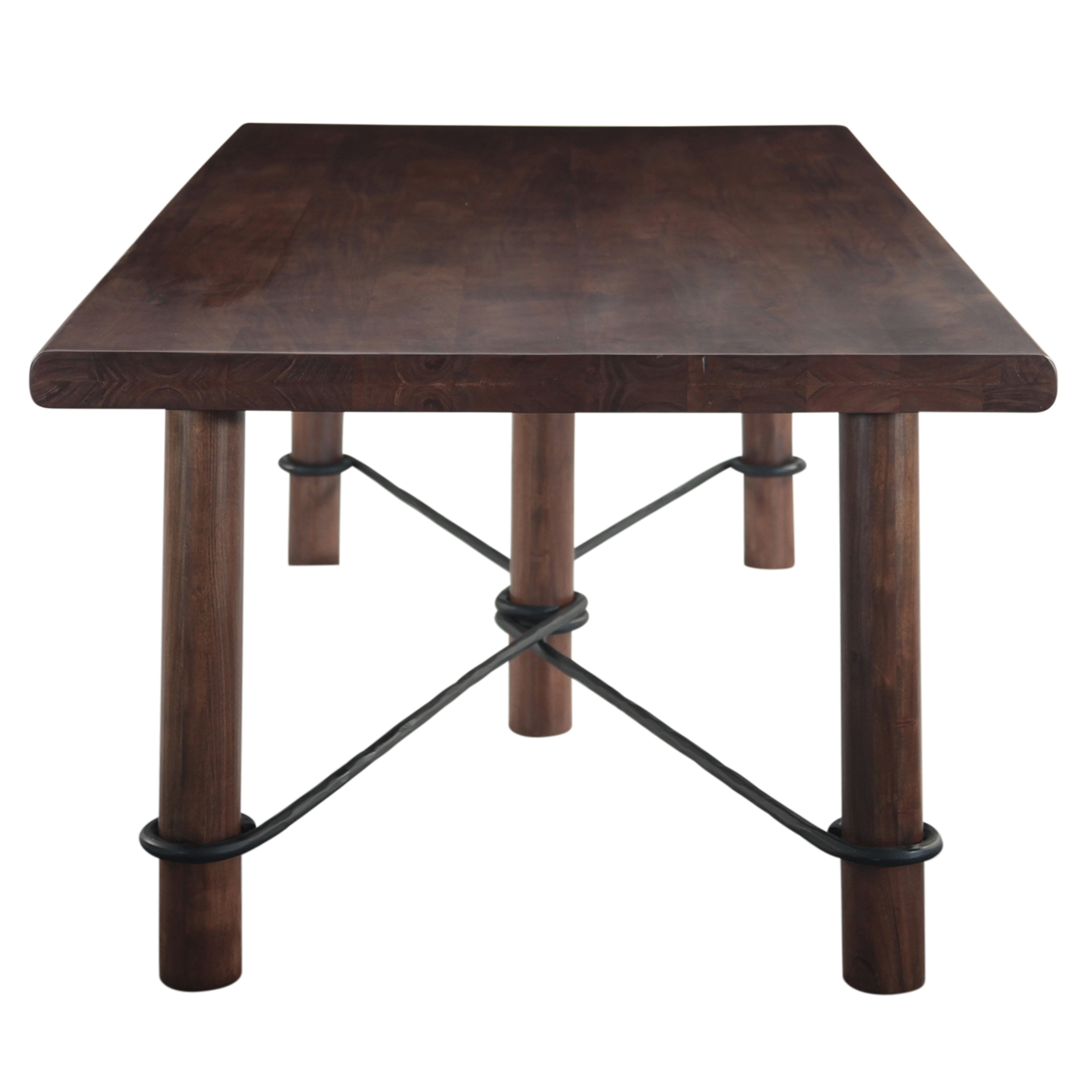 88" Vinegar Acacia Dining Table