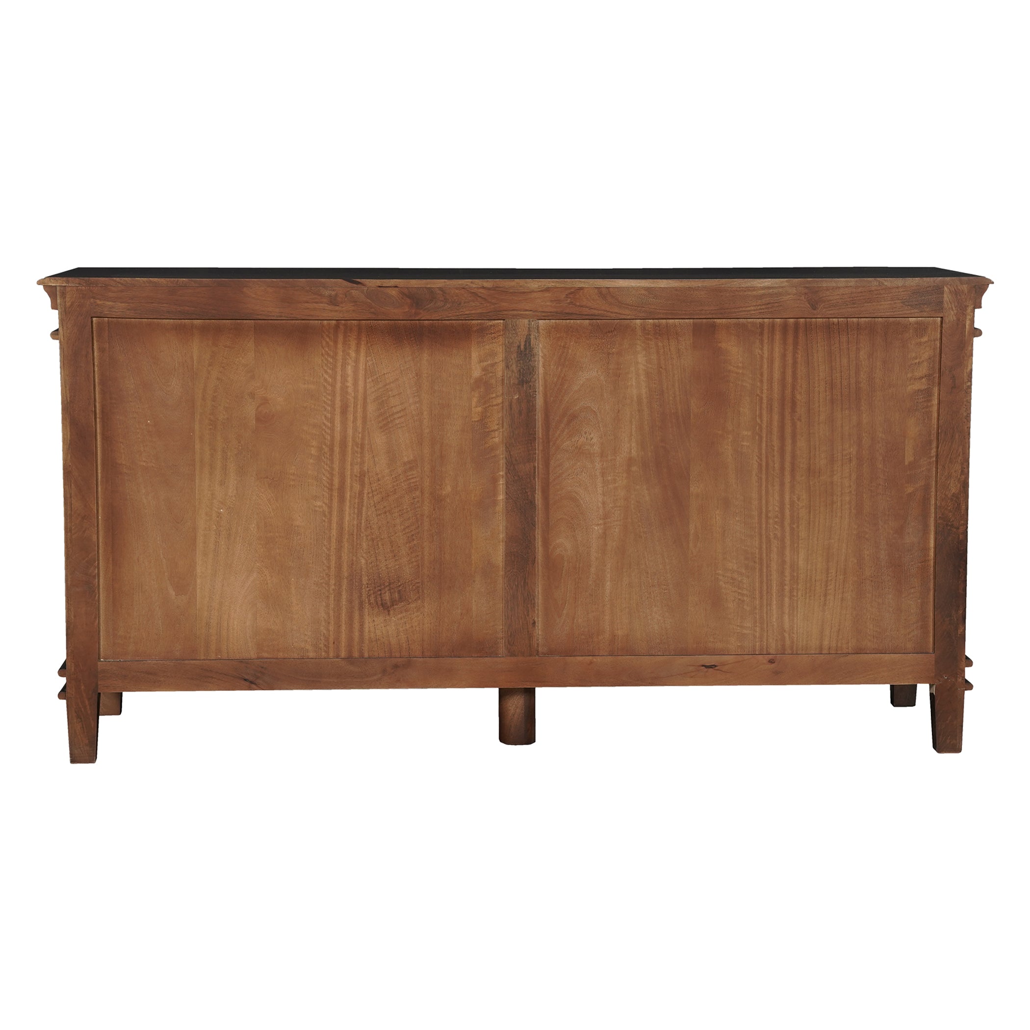 70" Distressed Black Mango Sideboard