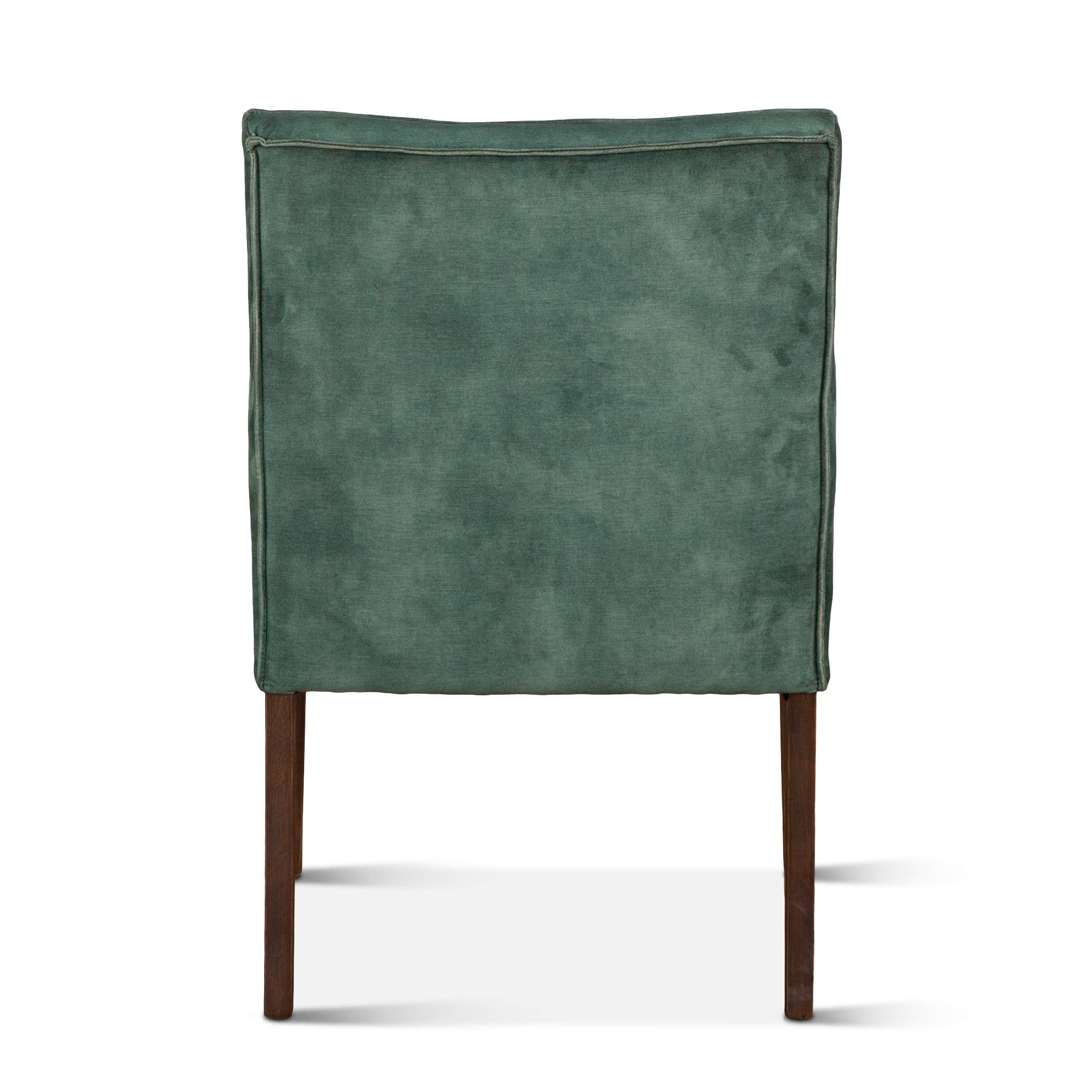 23" Green Velvet Dining Armchair