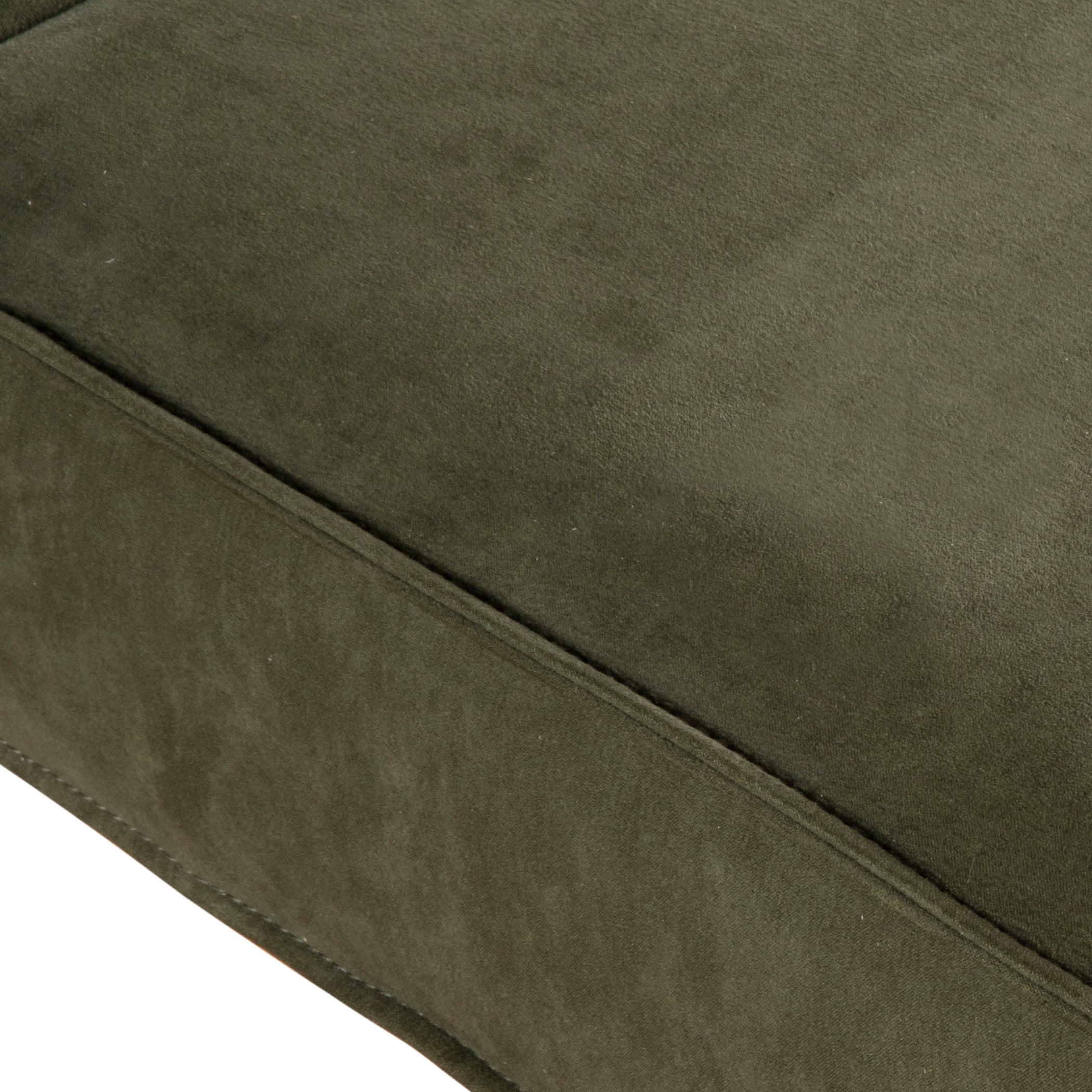 18" Green Eco Suede Counter Chair